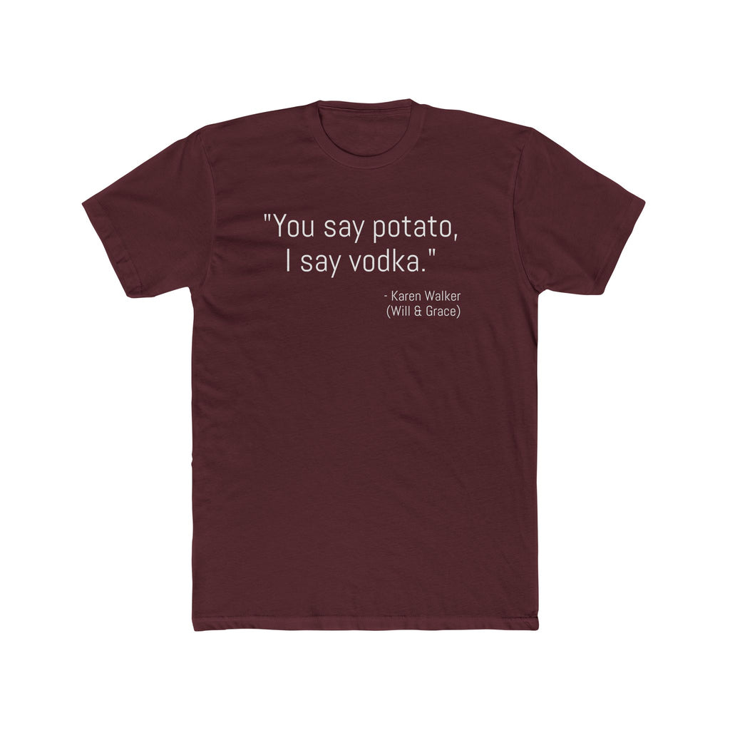 Funny Quote Cotton Crew Tee, Casual Tee for Friends, Gift for Her, Humor T-Shirt, Unique Birthday Gift, Stylish Lounge Wear
