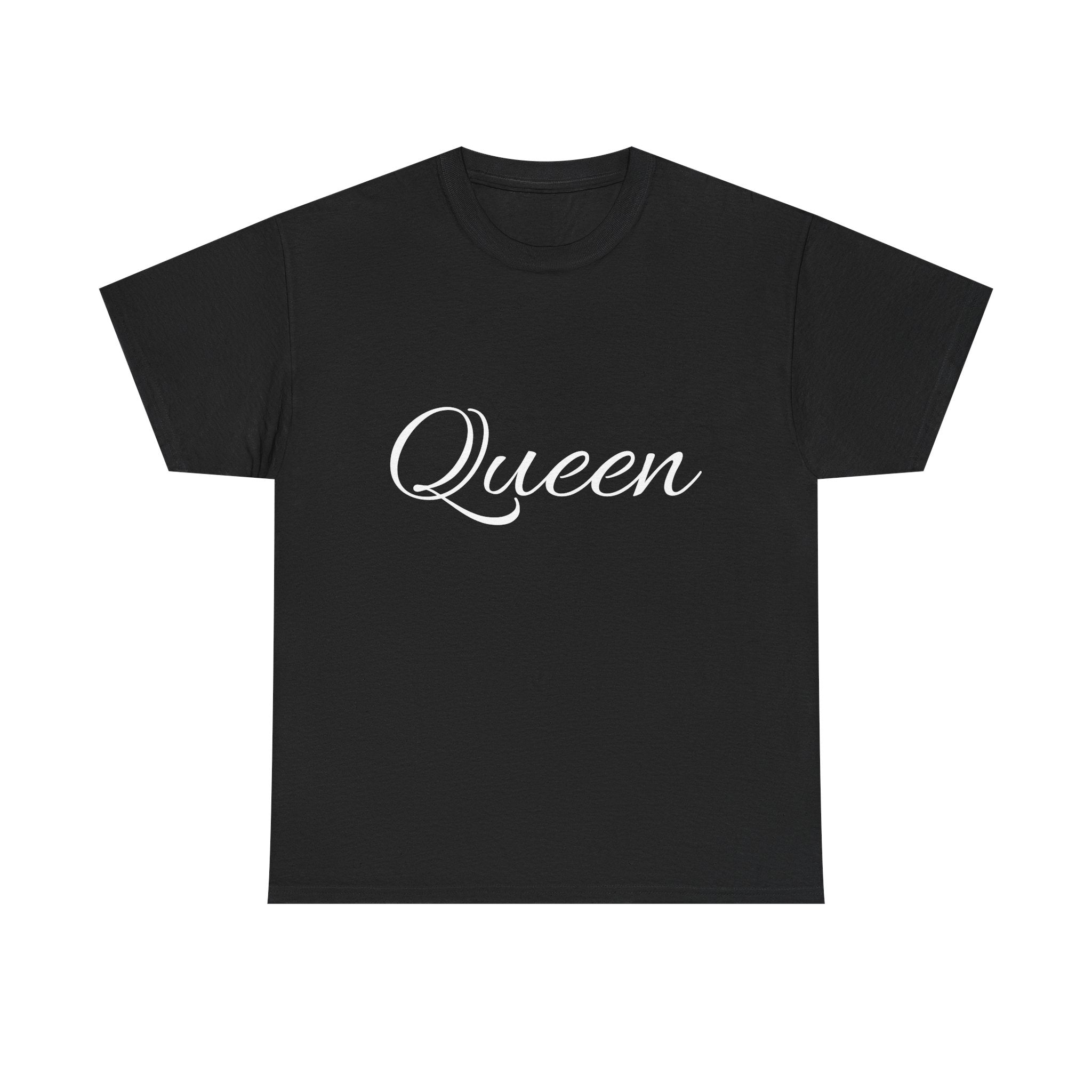 Queen Unisex Heavy Cotton Tee, Stylish Tee, Gift for Her, Casual Wear, Birthday Gift, Women’s Fashion