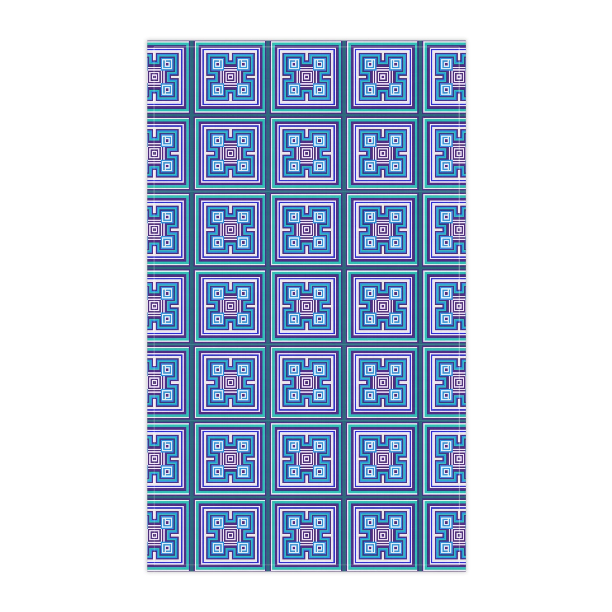 Colorful Geometric Tea Towels, Artistic Kitchen Décor, Perfect for Gifting, Summer Gatherings, and Housewarming