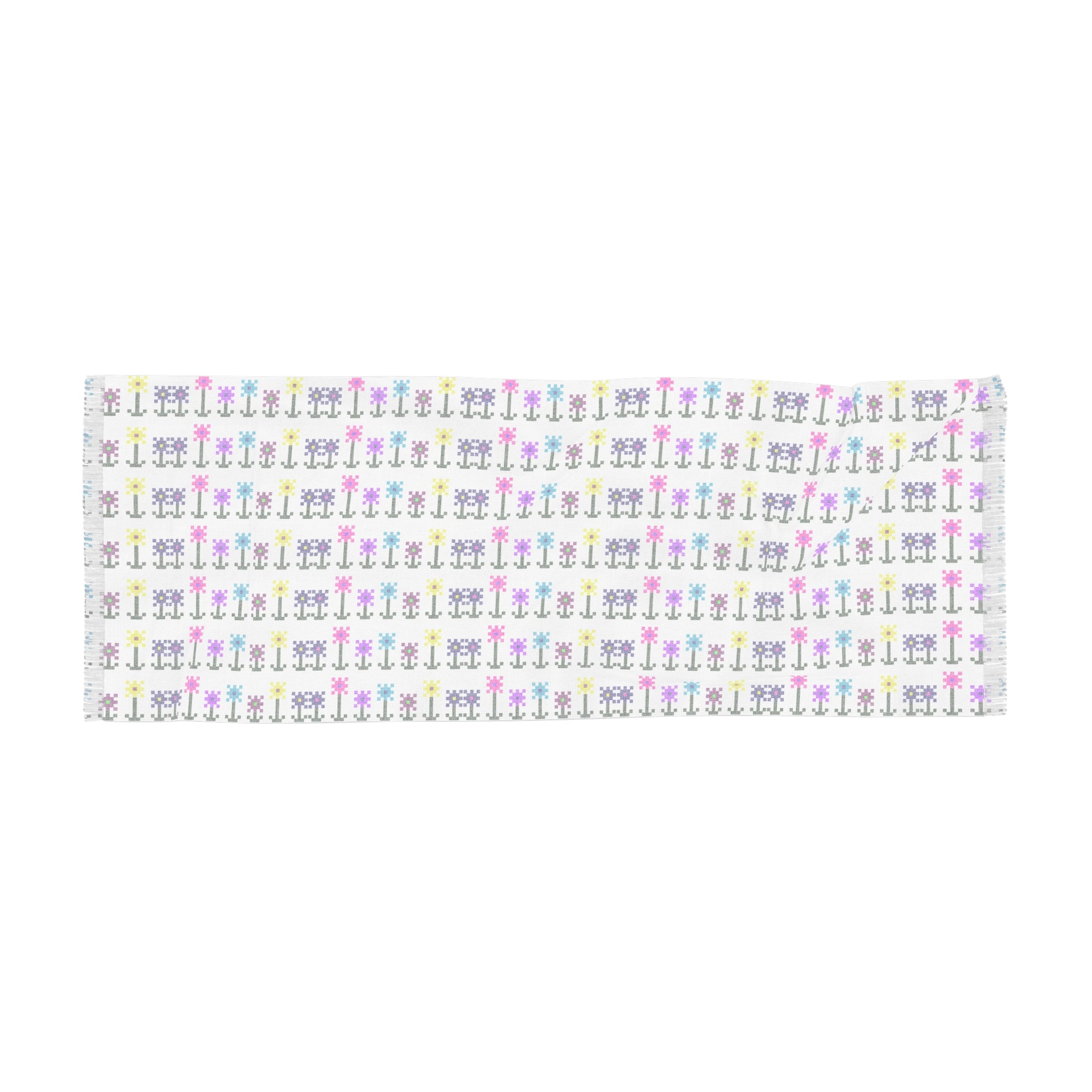 Colorful Graphic Light Scarf, Lightweight Neck Wrap, Fun Accessories for Summer, Perfect for Festivals, Gifts for Friends