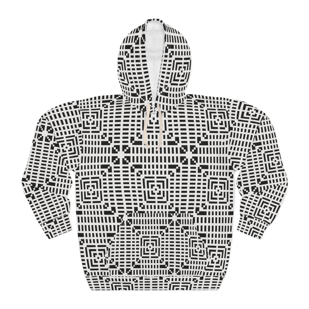 Colorful Geometric Unisex Pullover Hoodie | Cozy, Versatile, Perfect for Casual Wear, Gifts, Festivals, and Relaxation
