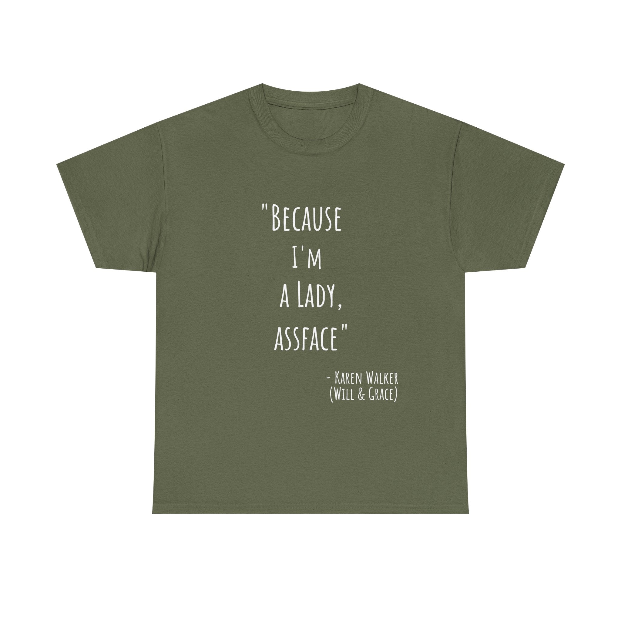 Funny Quote Tee - Unisex Heavy Cotton T-Shirt, Perfect Gift for Birthdays, Casual Wear, Comedy Fans, Self-Expression, Unique Merchandise