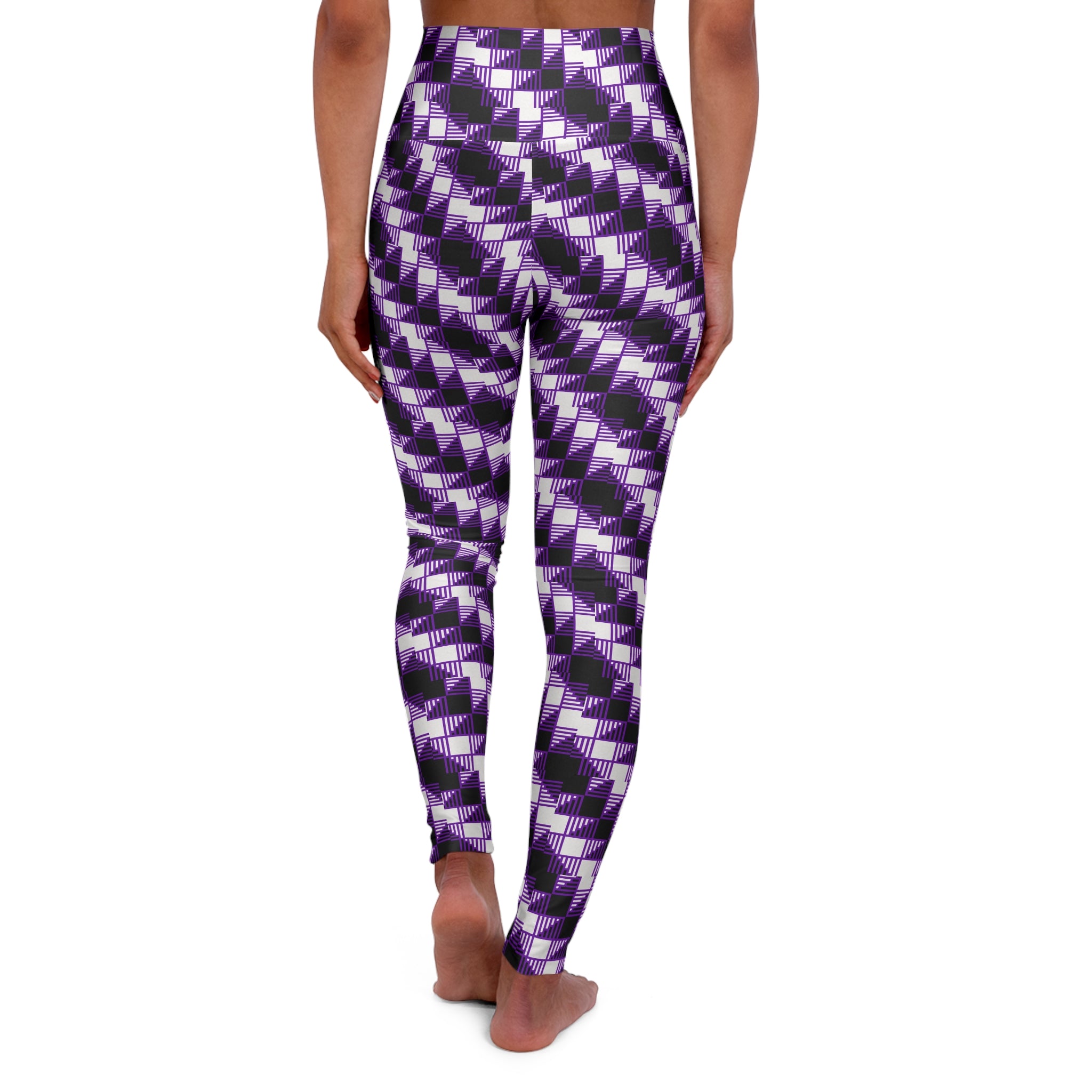 High Waisted Yoga Leggings - Stylish Activewear, Fitness Apparel, Gym Wear, Gift for Yogis, Trendy Workout Leggings