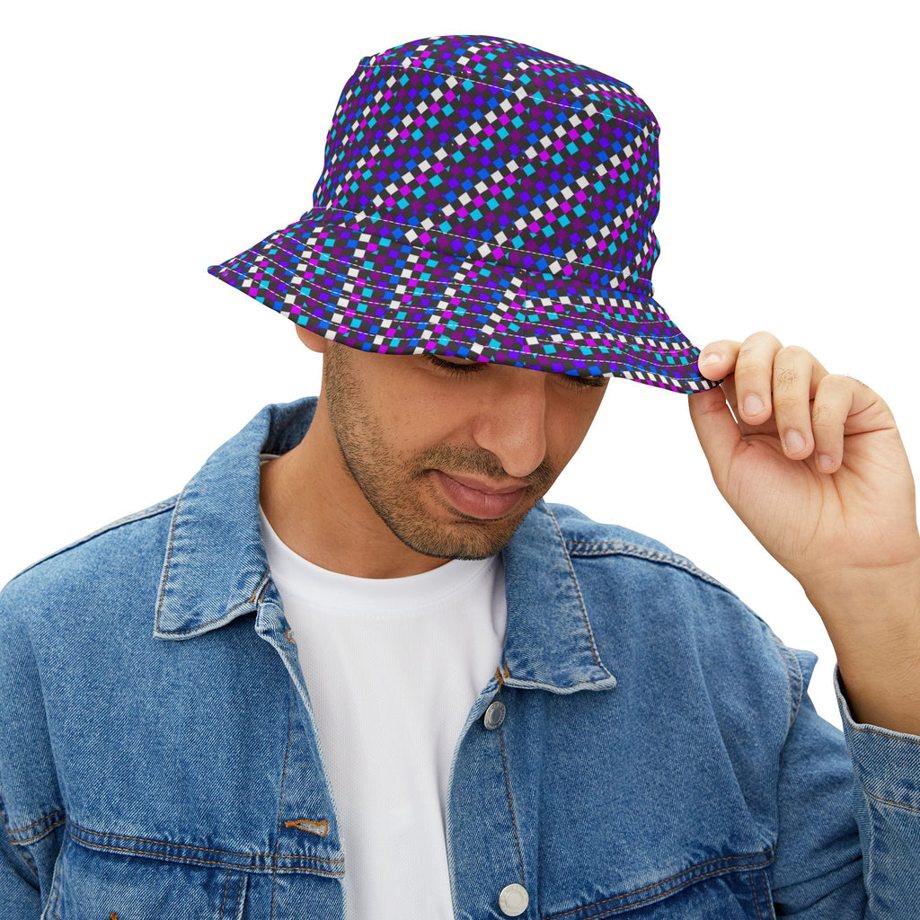 Vibrant Bucket Hat, Trendy Summer Accessory, Unique Gift for Him/Her, Festival Style, Outdoor Sun Protection