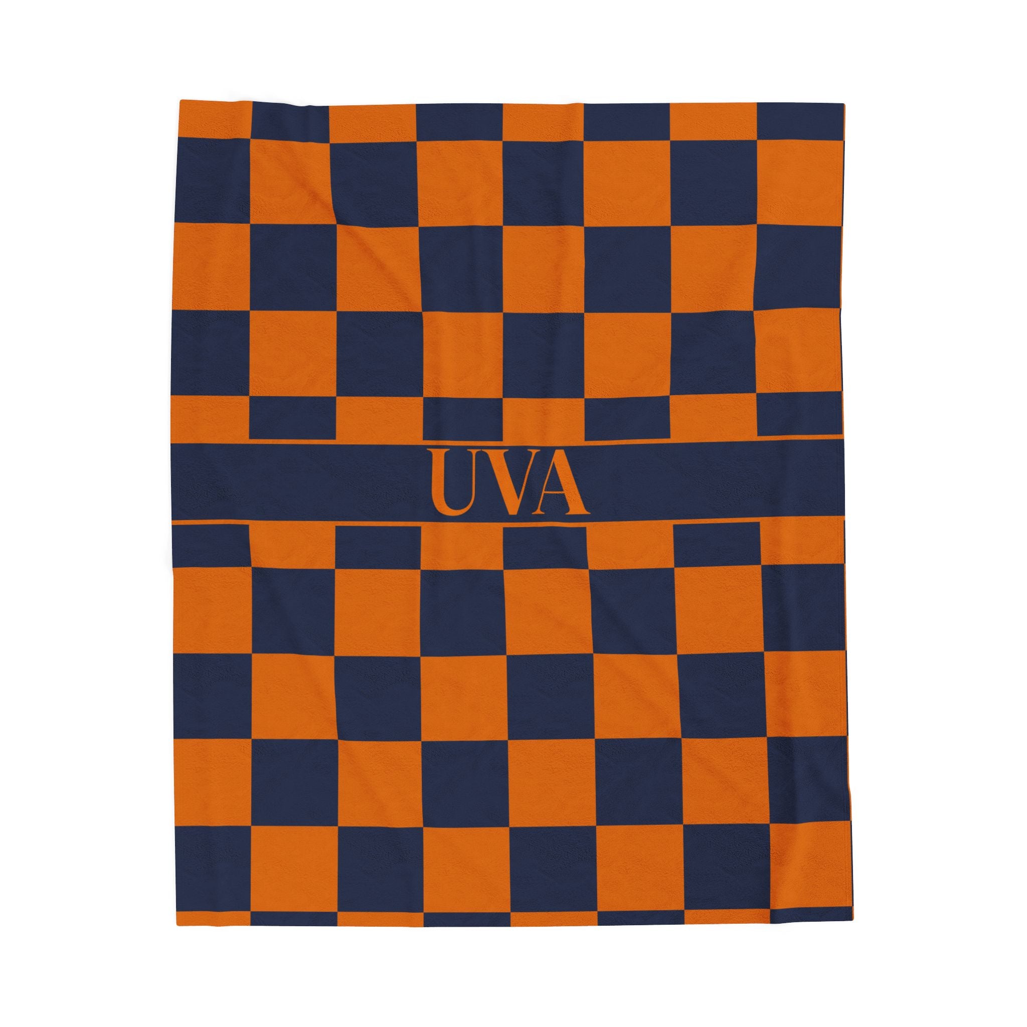 Cozy Checkerboard Plush Blanket – Ideal Gift for Home, Warmth, Comfort, Fall Decor, Halloween, Sports Enthusiasts
