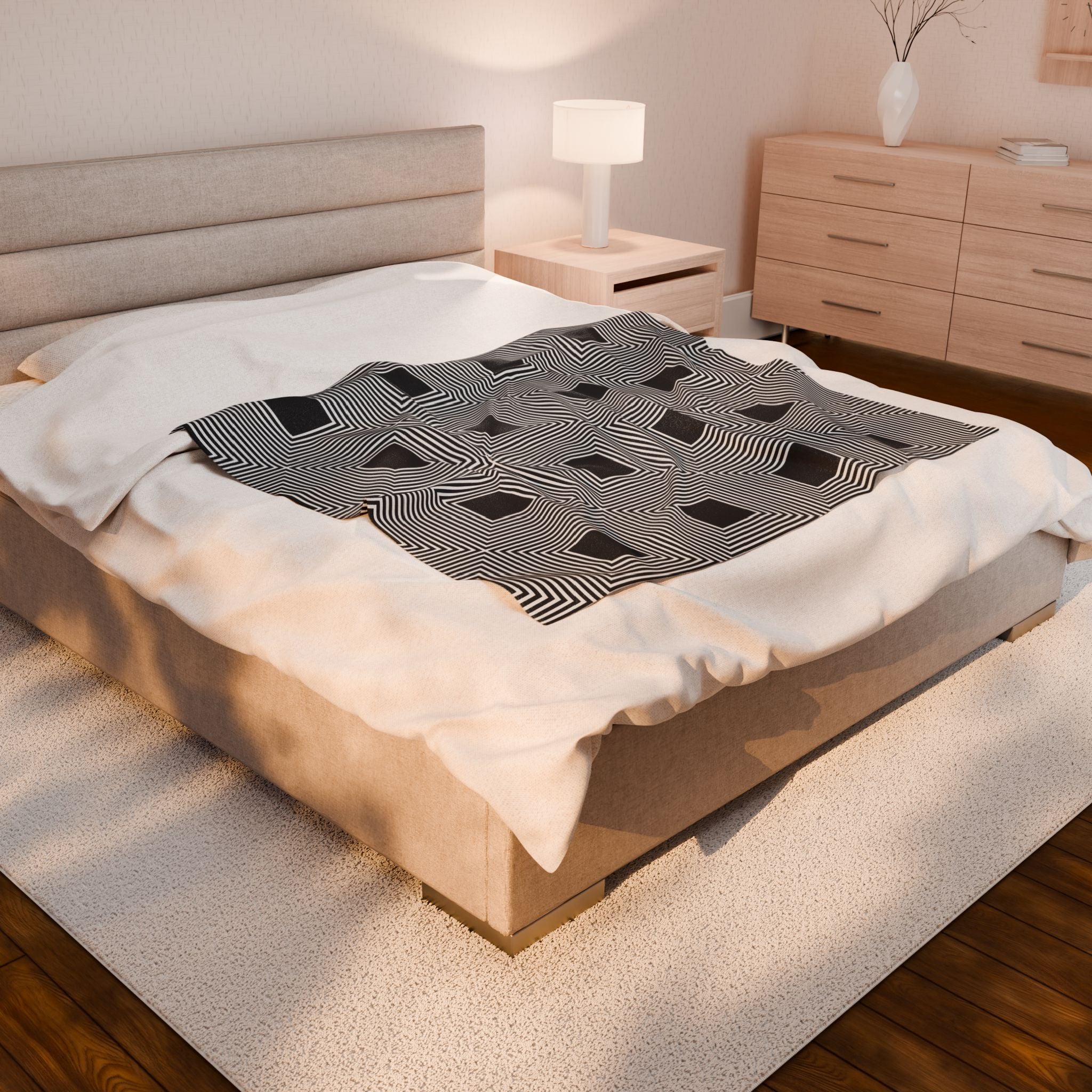 Cozy Velveteen Plush Blanket for Comfort & Style, Warm Throw Blanket, Perfect Gift for Home Décor, Holiday Snuggle Blanket
