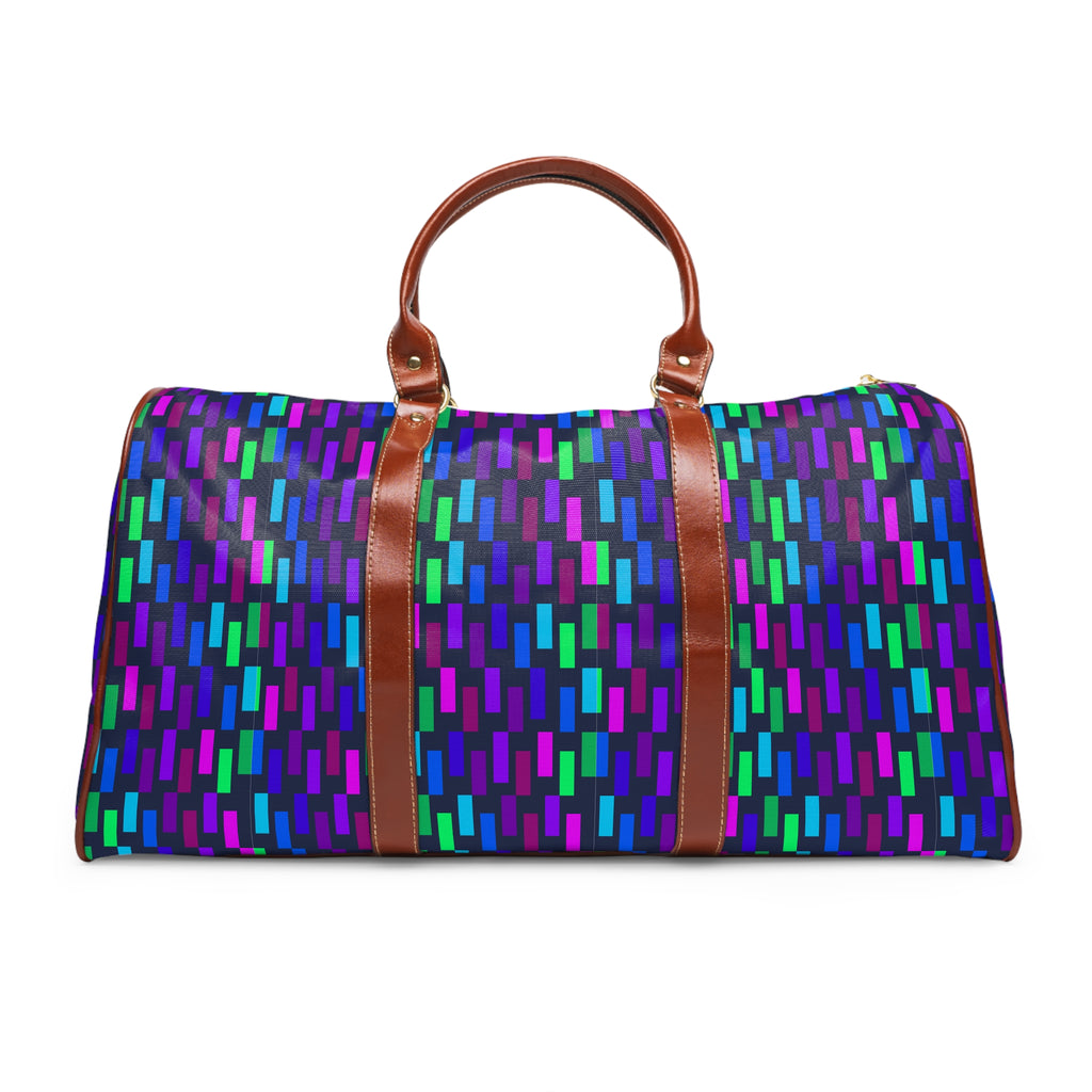 Colorful Waterproof Travel Bag - Perfect for Weekend Getaways, Gym, and More, Ideal for Adventurers, Students, Festival Goers, [...]