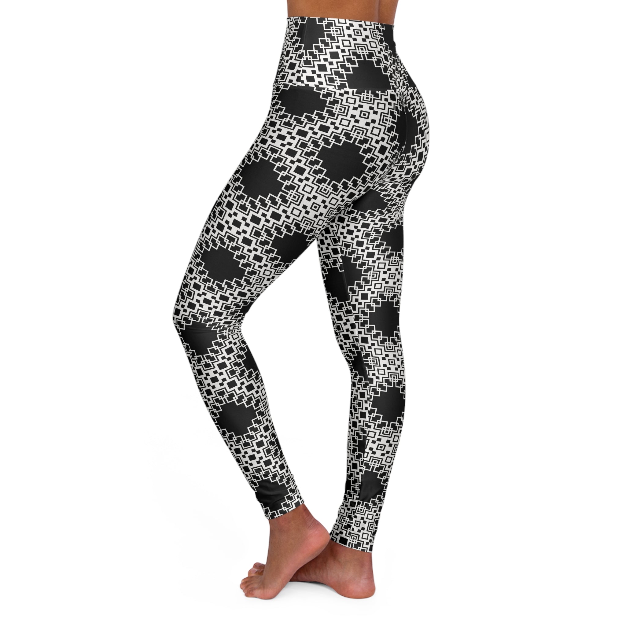High Waisted Yoga Leggings, Colorful Workout Leggings, Fitness Leggings, Activewear for Women, Yoga Outfit, Casual Leggings