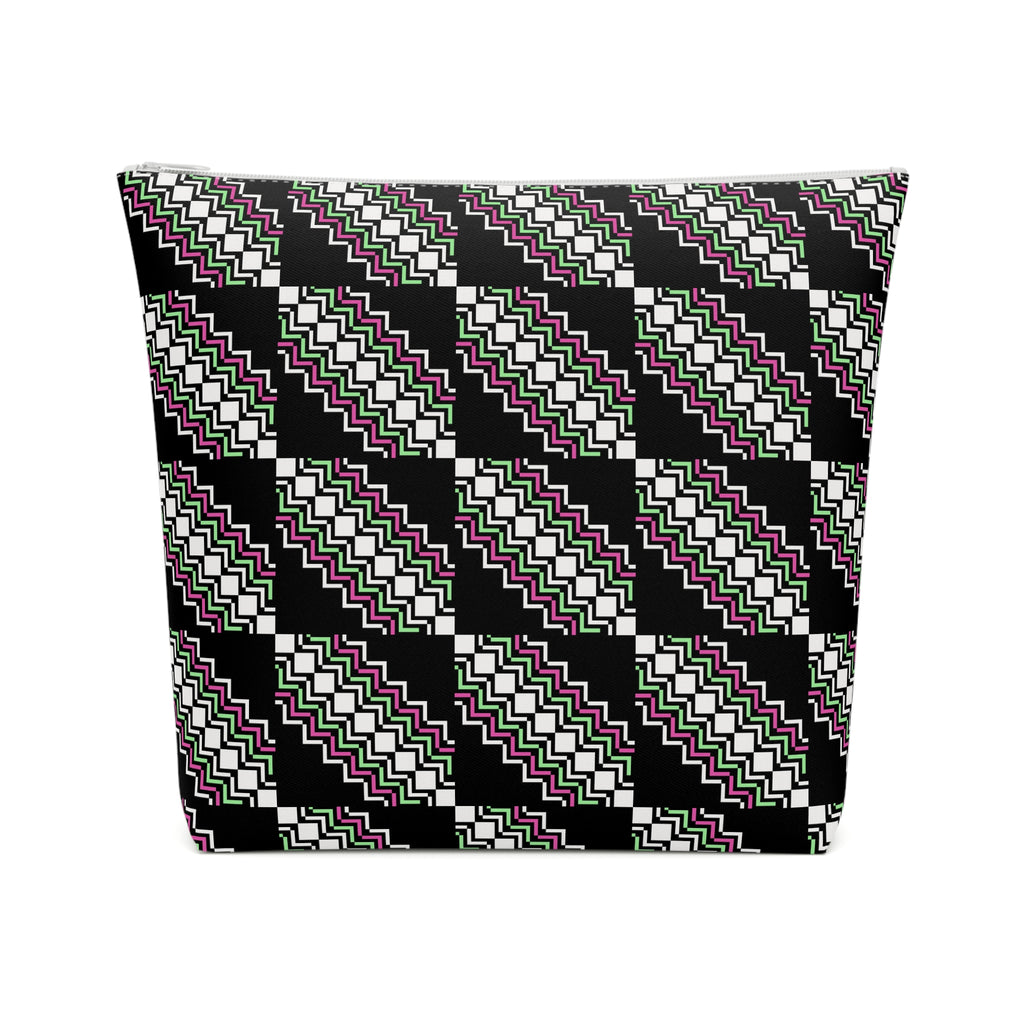 Chic Patterned Cotton Cosmetic Bag | Makeup Organizer, Travel Pouch, Cute Gift, Stylish Clutch, Everyday Essentials