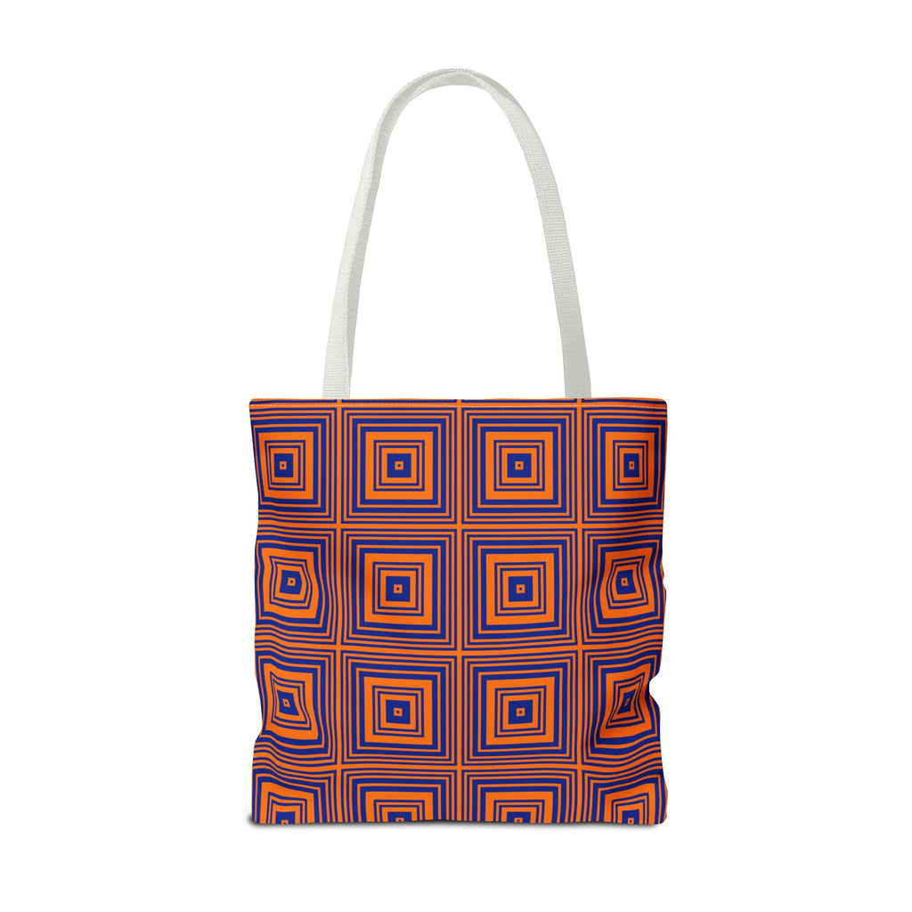 Vibrant Geometric Tote Bag, Stylish Beach Bag, Eco-Friendly Shopping Tote, Unique Gift for Her, Trendy Everyday Carryall