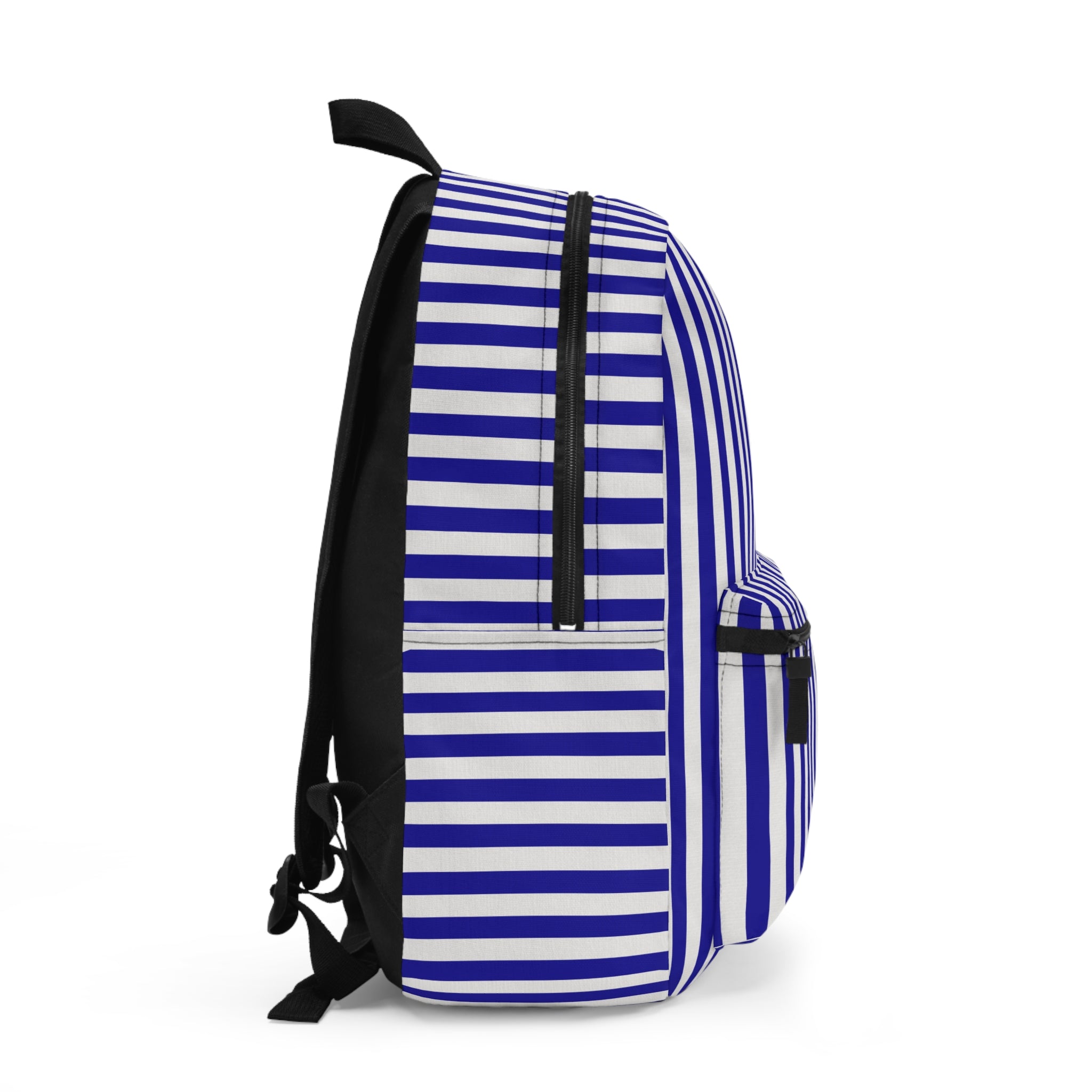 Stylish Striped Backpack, Casual Daypack, Trendy School Bag, Beach Tote, Travel Backpack, Gift for Students