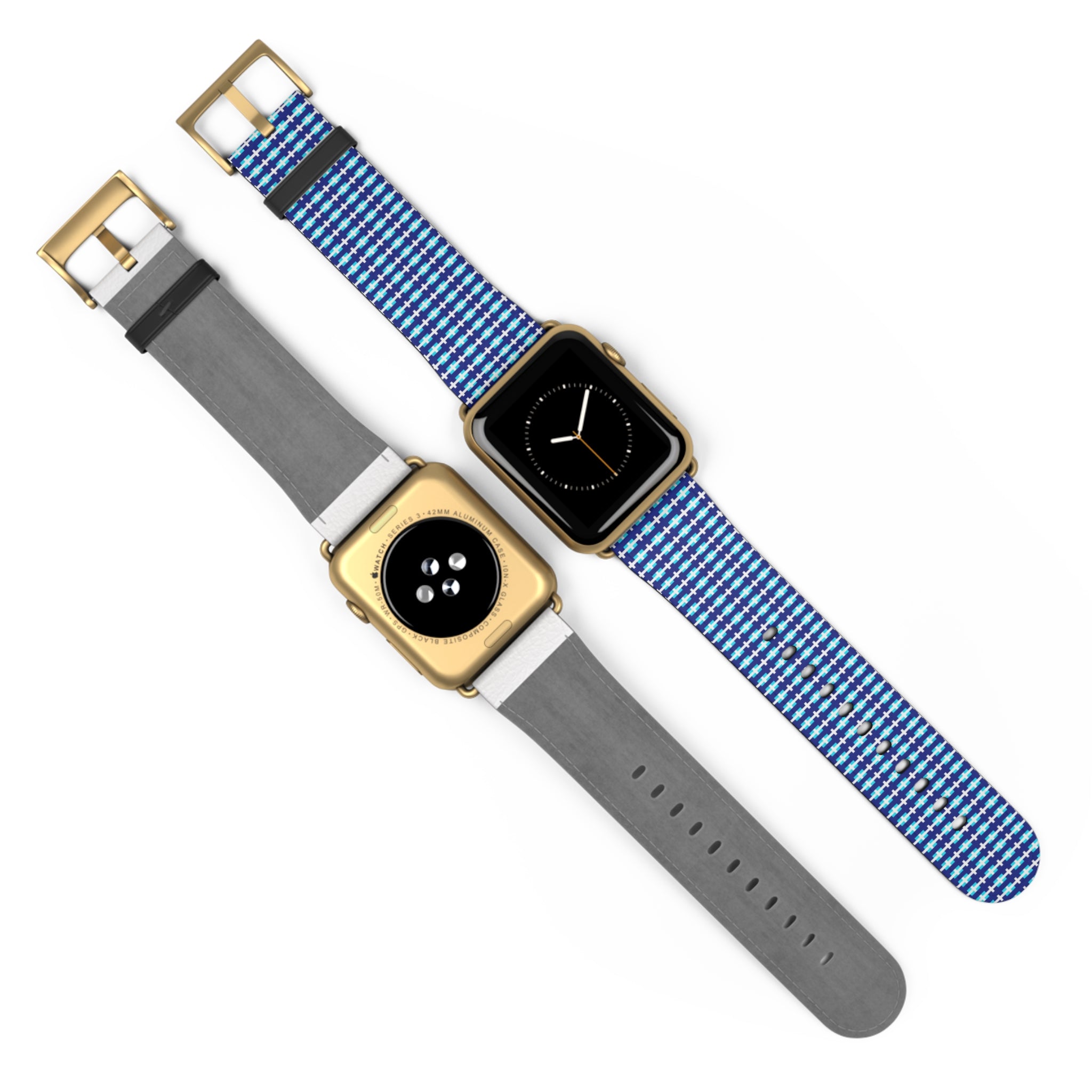 Blue Checkered Watch Band, Stylish Apple Watch Strap, Unisex Accessory, Perfect Gift for Any Occasion, Trendy Sports Band, Comfortable [...]