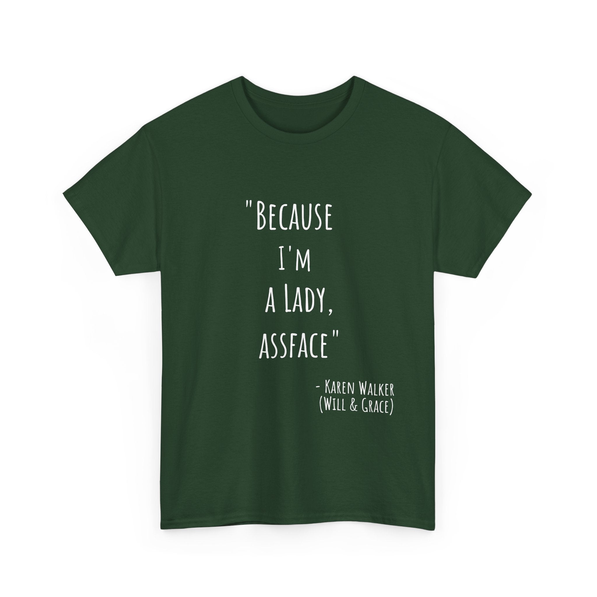 Funny Quote Tee - Unisex Heavy Cotton T-Shirt, Perfect Gift for Birthdays, Casual Wear, Comedy Fans, Self-Expression, Unique Merchandise