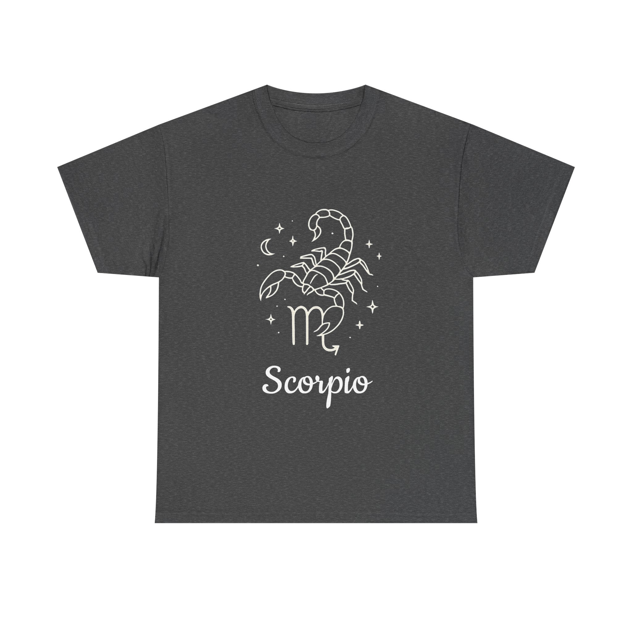 Scorpio Zodiac T-Shirt, Astrology Tee, Horoscope Gift, Casual Wear, Birthday Apparel, Unisex Heavy Cotton Tee