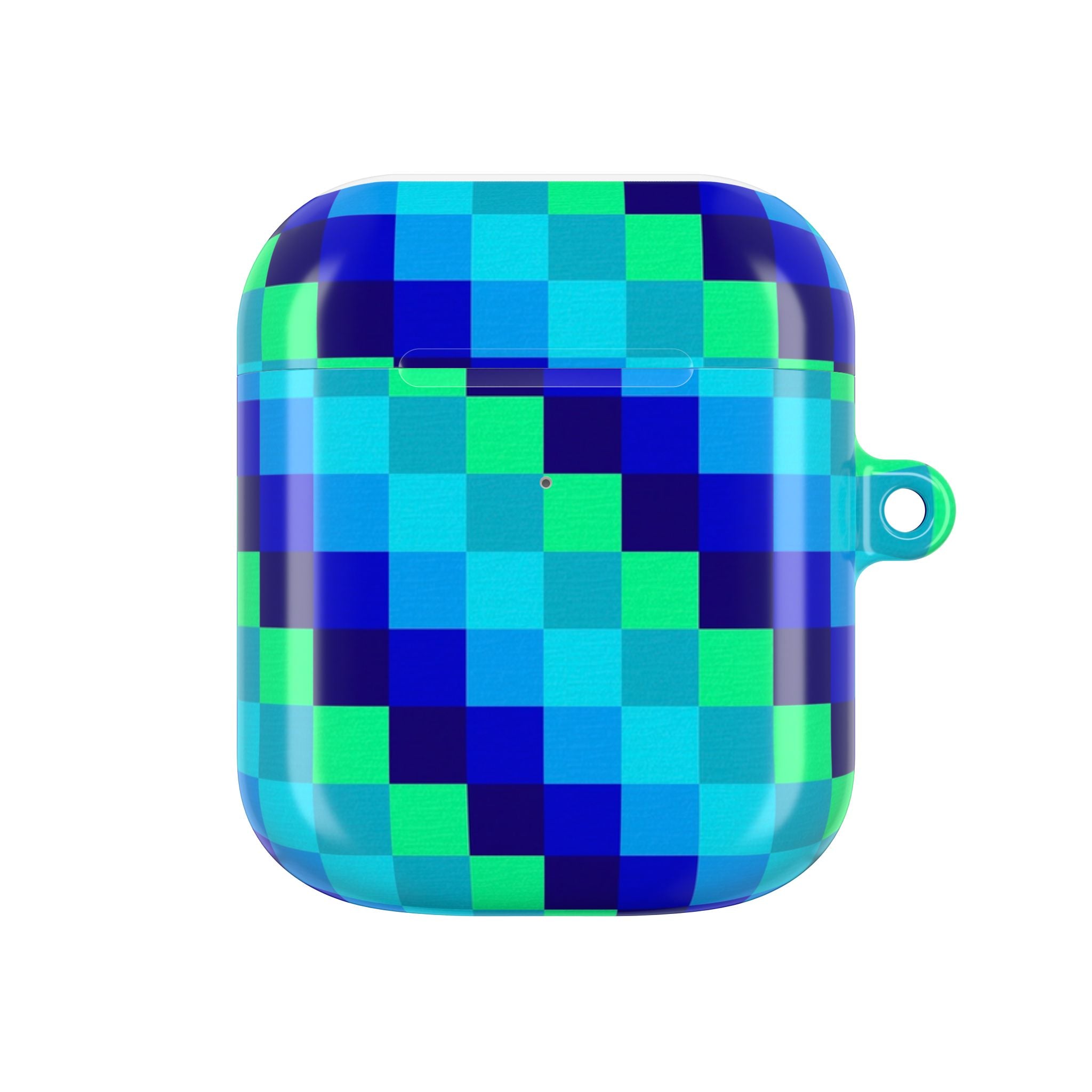 Colorful Pixel Art AirPod Case, Trendy Tech Accessory, Customizable Earbud Holder, Gift for Tech Lovers, Unique Phone Accessory
