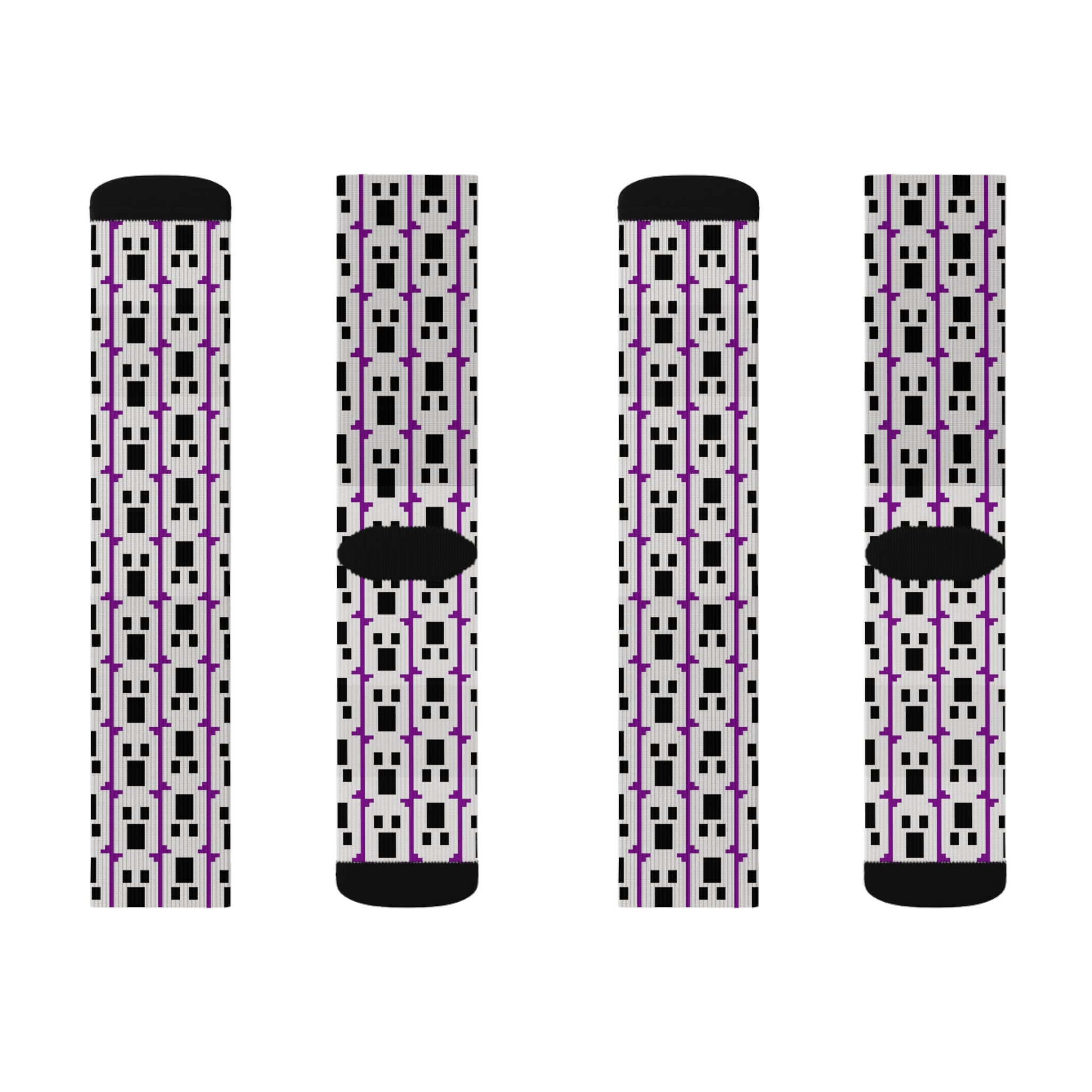 Stylish Graphic Socks, Unique Sock Design, Fun Gift for Her, Fashion Accessories, Sublimation Socks, Trendy Footwear