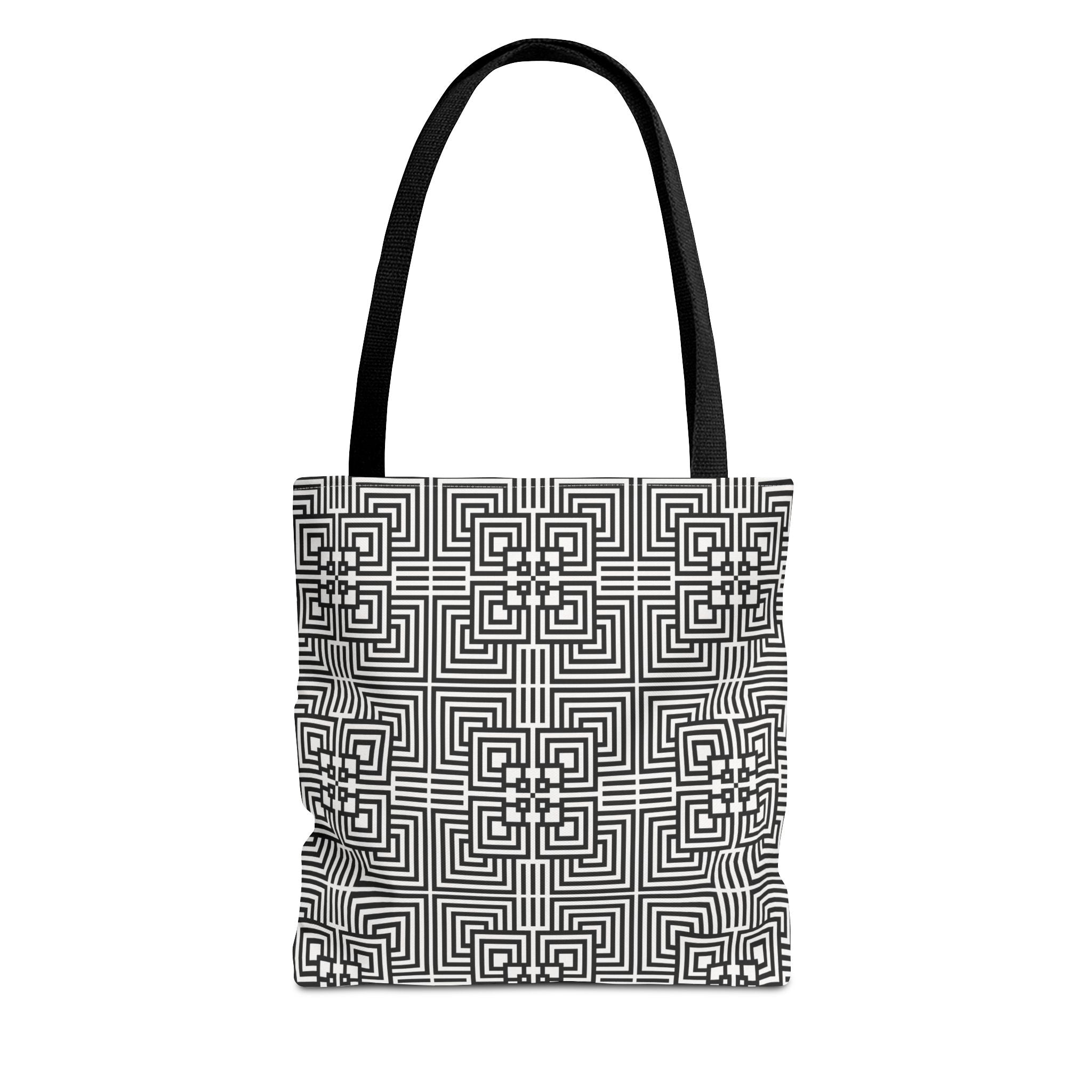 Chic Geometric Tote Bag, Stylish Eco-Friendly Bag, Perfect for Shopping, Beach, Gym, Gifts, Everyday Use