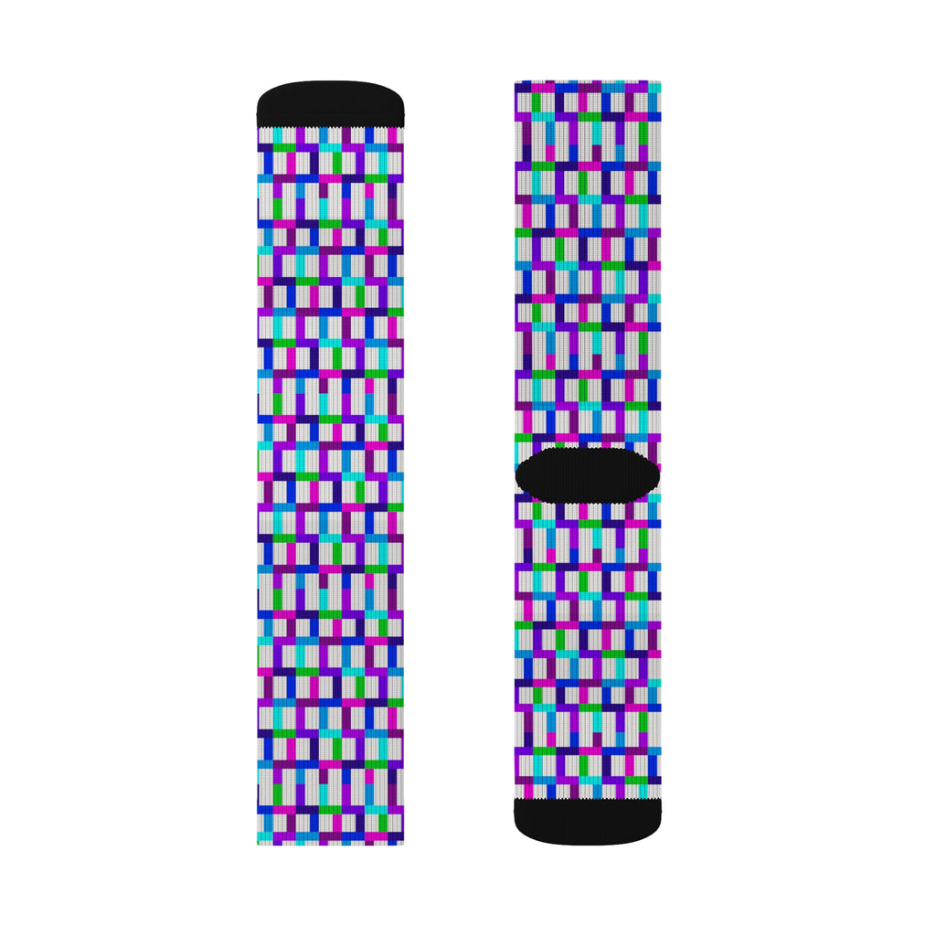 Colorful Sublimation Socks | Fun Gift for Fashion Lovers, Cozy Everyday Wear, Unique Holiday Present, Vibrant Patterns, Stylish Accessories