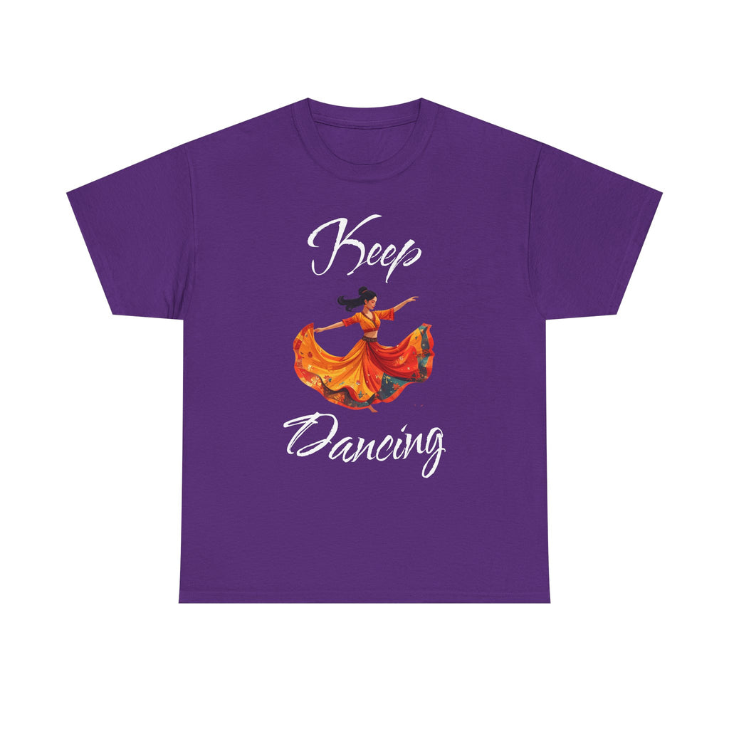 Dance of Elegance Unisex Heavy Cotton Tee, Artsy Shirt for Dance Lovers, Perfect Gift for Birthdays, Casual Wear, Festival Attire, [...]