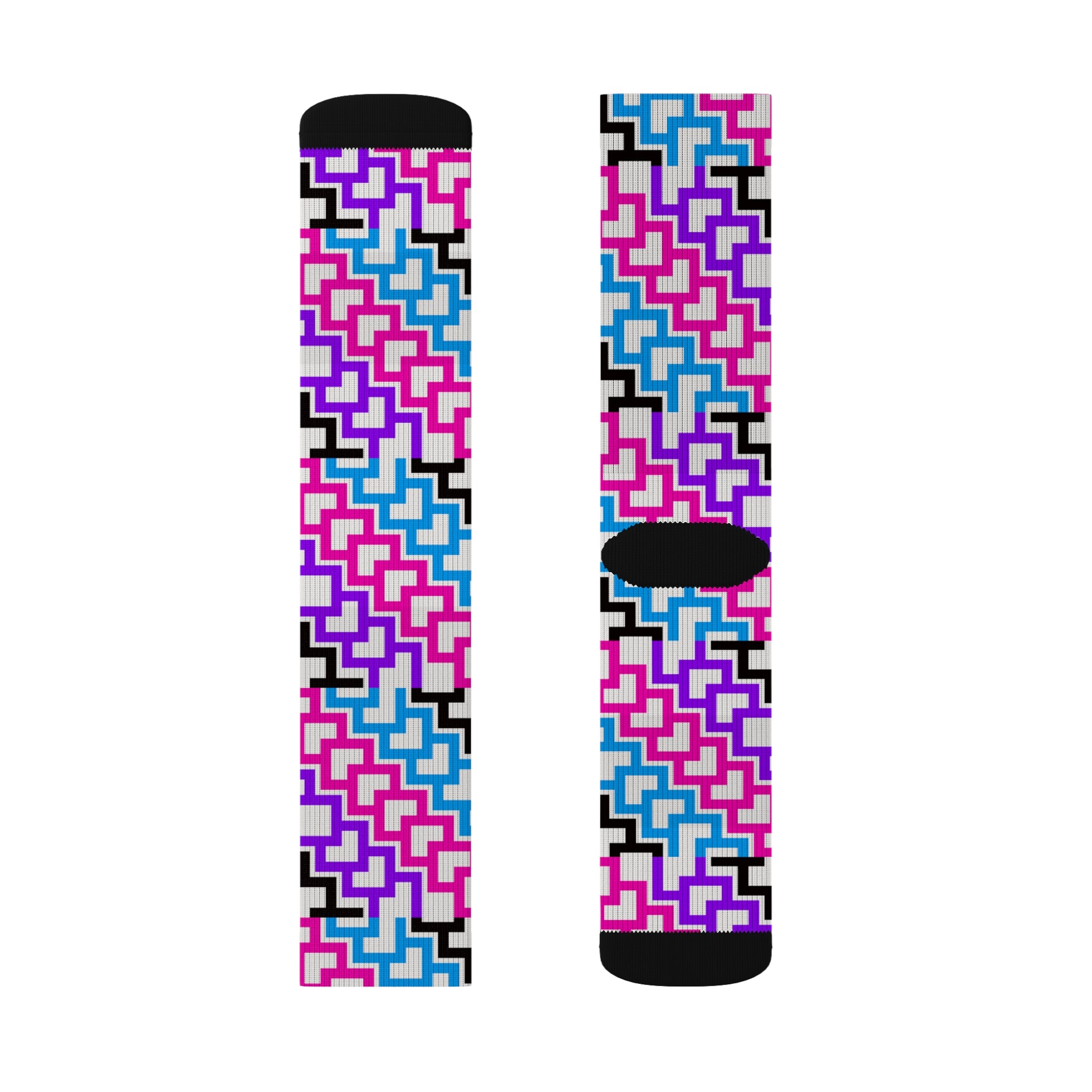 Vibrant Patterned Socks, Colorful Socks, Fun Fashion Socks, Unique Gift for Her, Casual Wear, Festival Accessories
