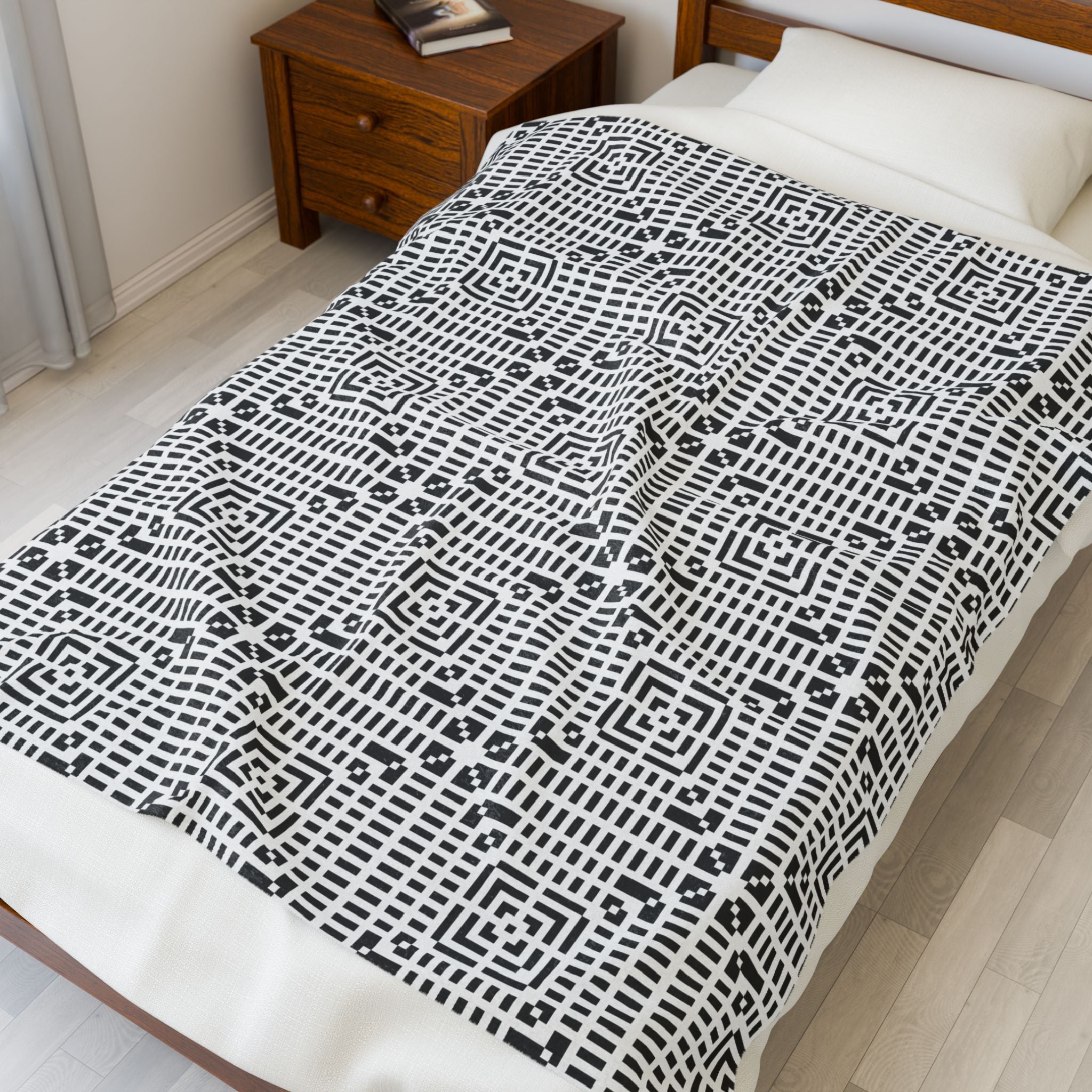Cozy Velveteen Plush Blanket for Home, Perfect for Gift, Decor, Warmth, All Seasons, Ideal for Lounging & Relaxing
