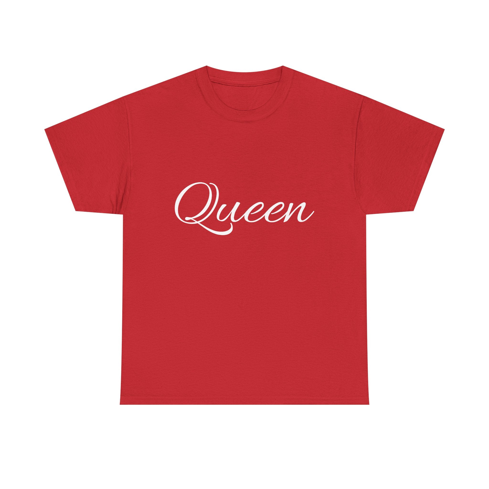 Queen Unisex Heavy Cotton Tee, Stylish Tee, Gift for Her, Casual Wear, Birthday Gift, Women’s Fashion