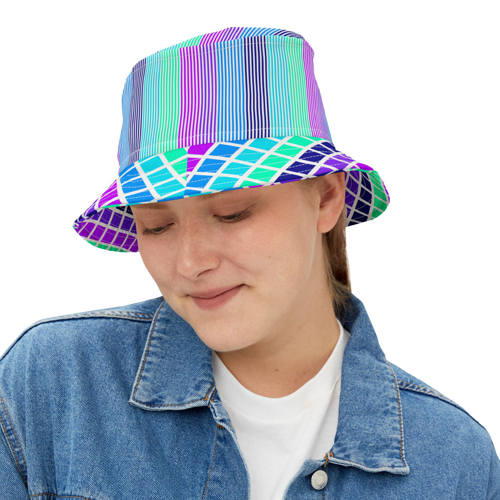 Trendy Graphic Bucket Hat - Stylish Accessory for Summer, Beach, Festivals, Outdoor Adventures, Gifts