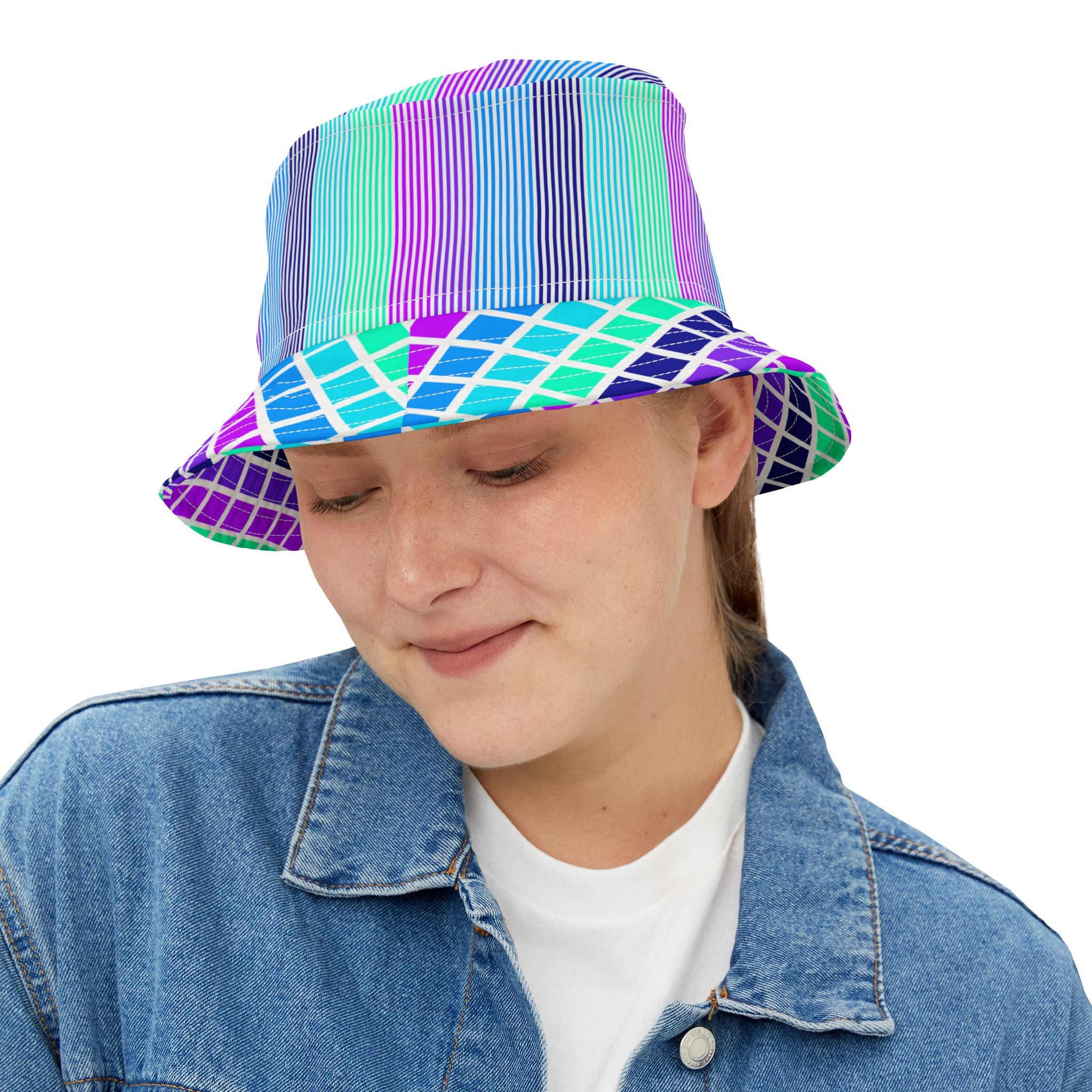 Trendy Graphic Bucket Hat - Stylish Accessory for Summer, Beach, Festivals, Outdoor Adventures, Gifts