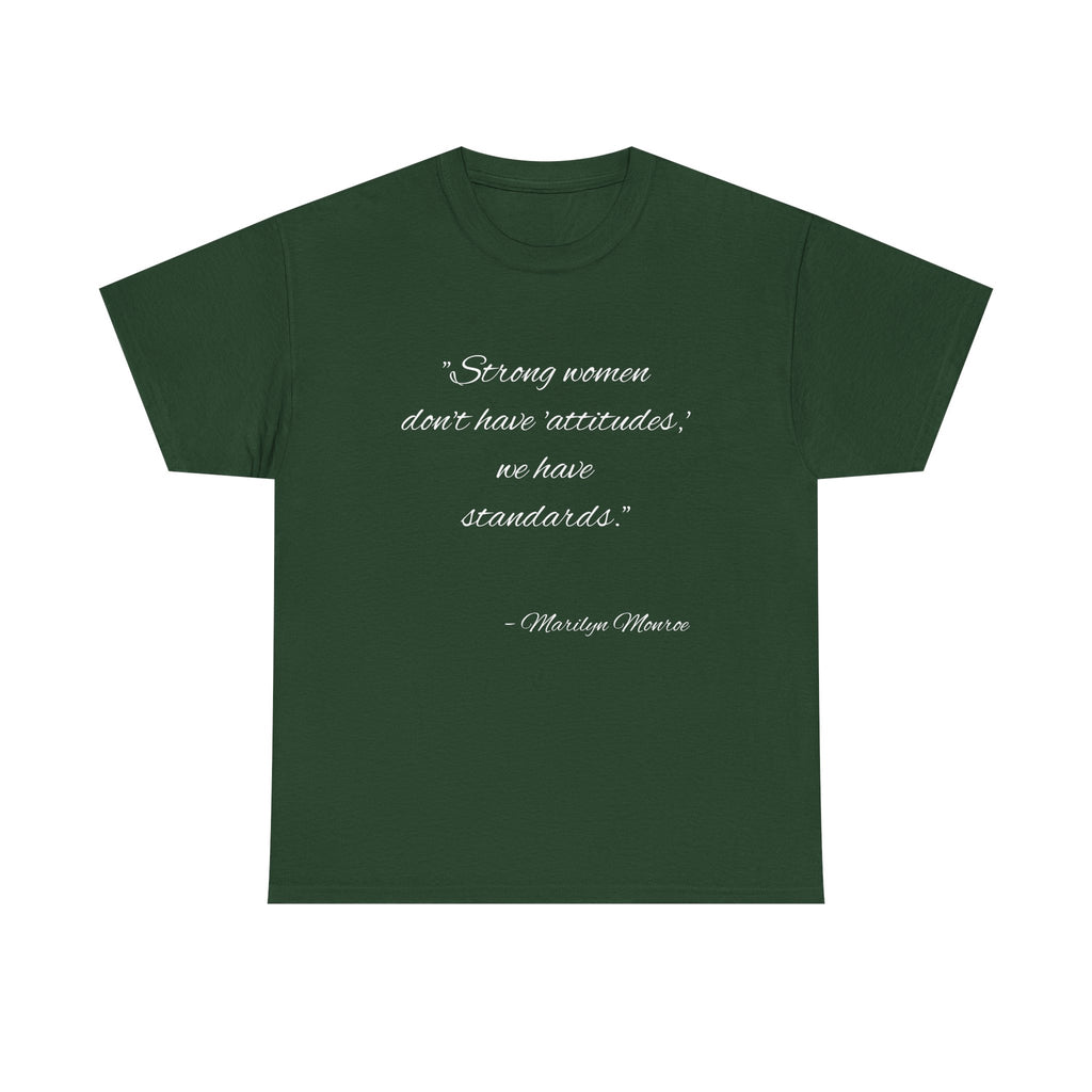 Strong Women Unisex Heavy Cotton Tee - Empowerment Shirt, Inspirational Apparel, Gift for Her, Birthday Gift, Motivational Quote Tee