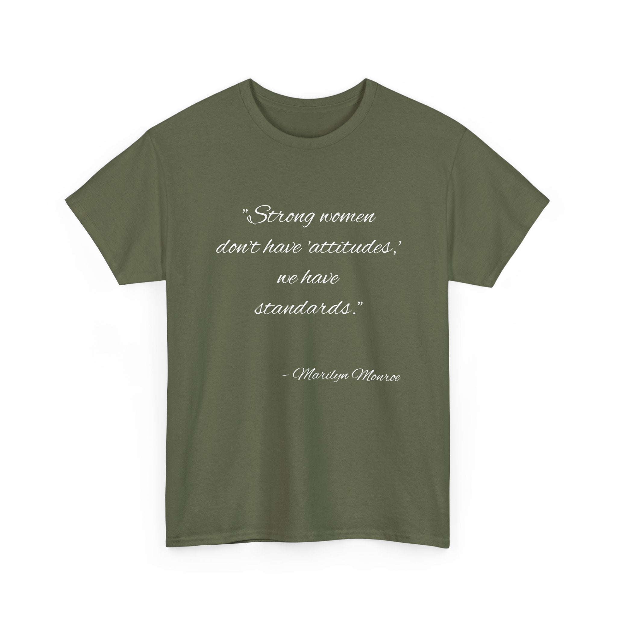 Strong Women Unisex Heavy Cotton Tee - Empowerment Shirt, Inspirational Apparel, Gift for Her, Birthday Gift, Motivational Quote Tee