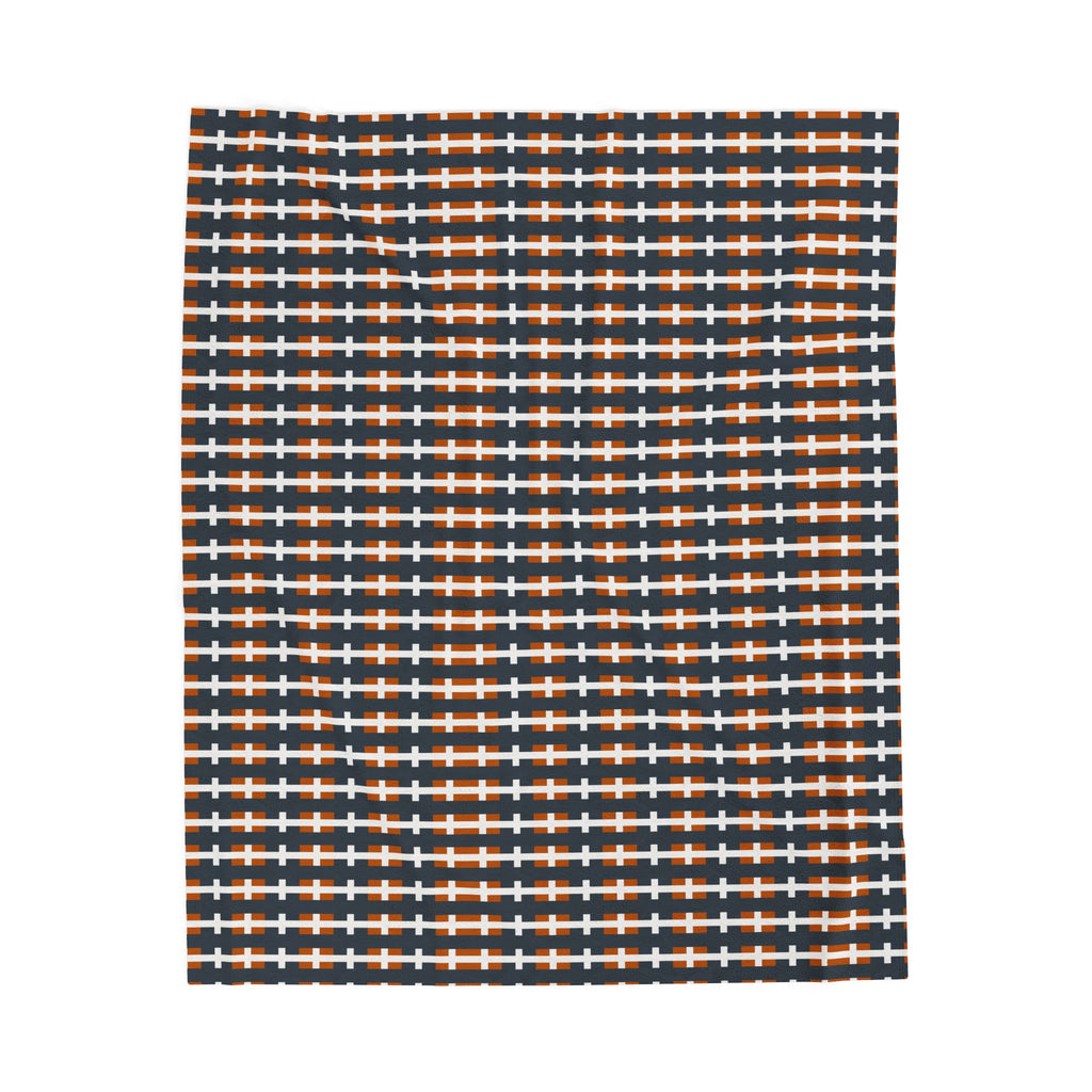 Cozy Velveteen Plush Blanket - Perfect for Home, Gift, Holiday Decor, Warmth, Softness, U of Austin