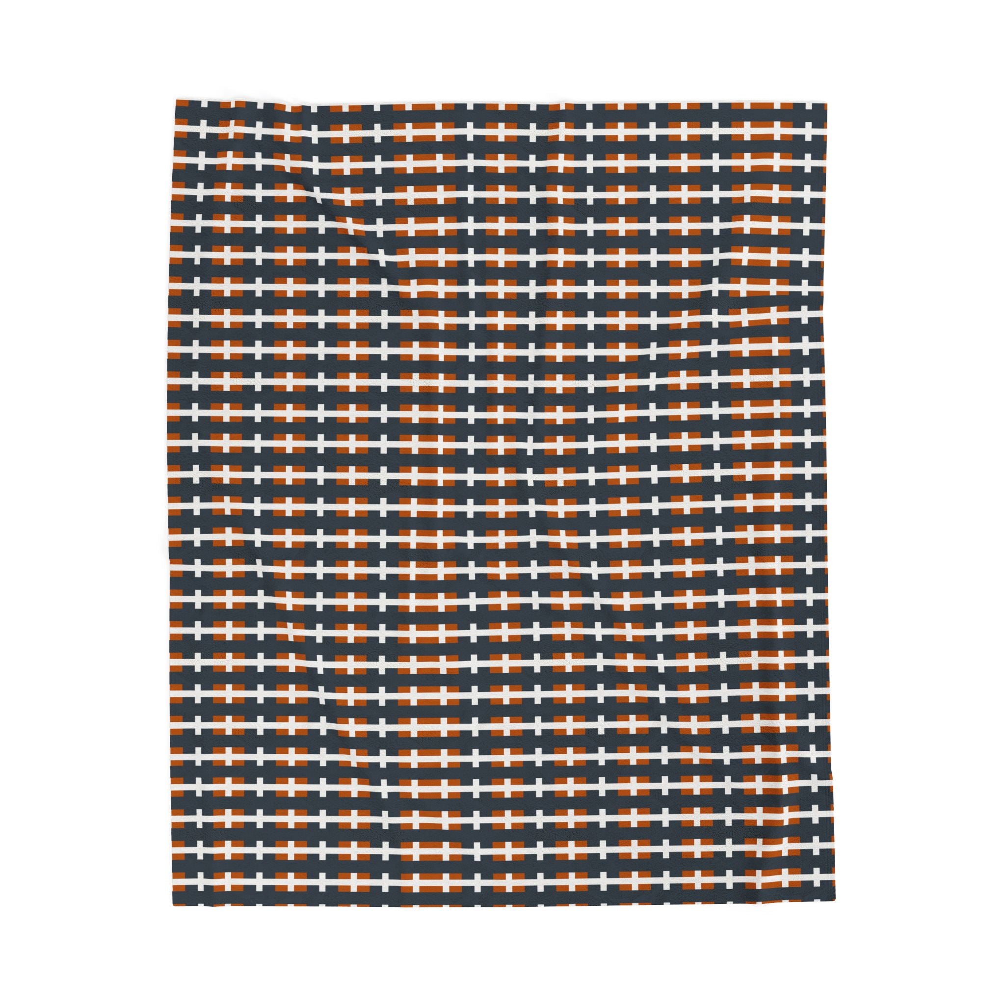Cozy Velveteen Plush Blanket - Perfect for Home, Gift, Holiday Decor, Warmth, Softness, U of Austin