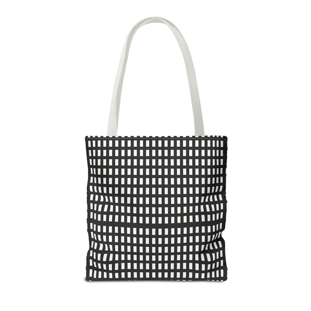 Stylish Geometric Tote Bag, Modern Shopper, Beach Bag, Gift for Her, Eco-Friendly Grocery Bag, Art Print Handbag