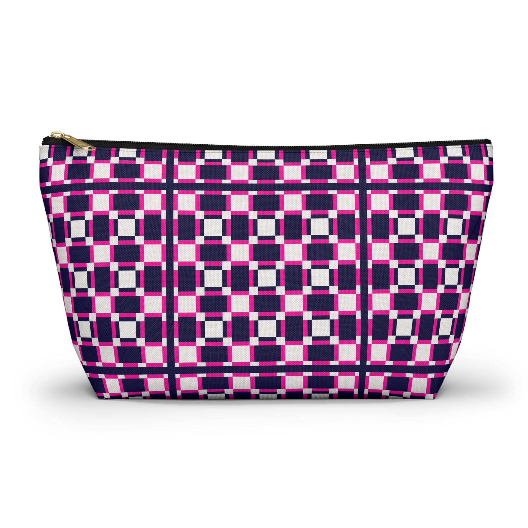 Vibrant Geometric Accessory Pouch, Makeup Bag, Organizing Pouch, Gift for Her, Travel Essentials, Fashion Accessory
