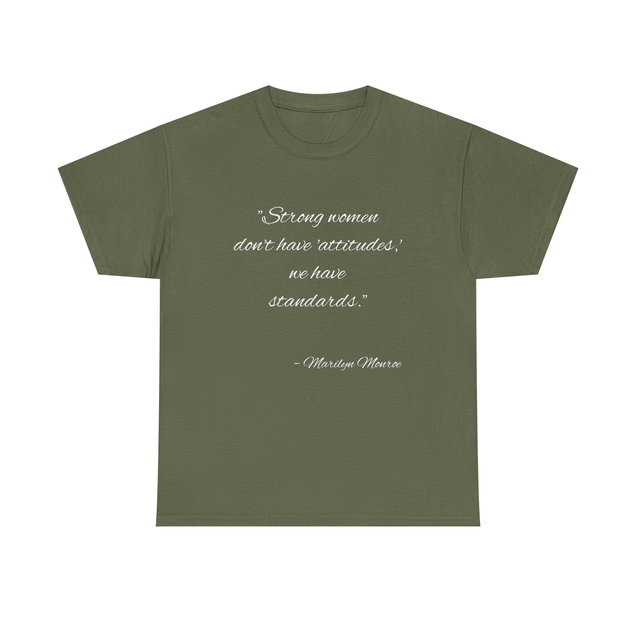 Strong Women Unisex Heavy Cotton Tee - Empowerment Shirt, Inspirational Apparel, Gift for Her, Birthday Gift, Motivational Quote Tee