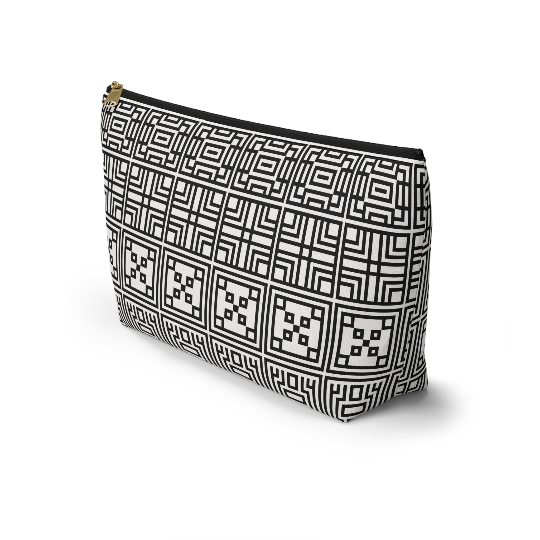 Chic Geometric Accessory Pouch - Perfect for Travel, Makeup, or Everyday Use, Stylish Gift for Friends and Family