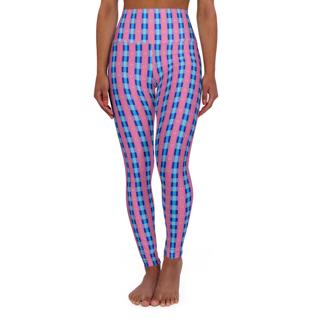 High Waisted Yoga Leggings, Colorful Workout Leggings, Fitness Leggings, Activewear for Women, Yoga Outfit, Casual Leggings