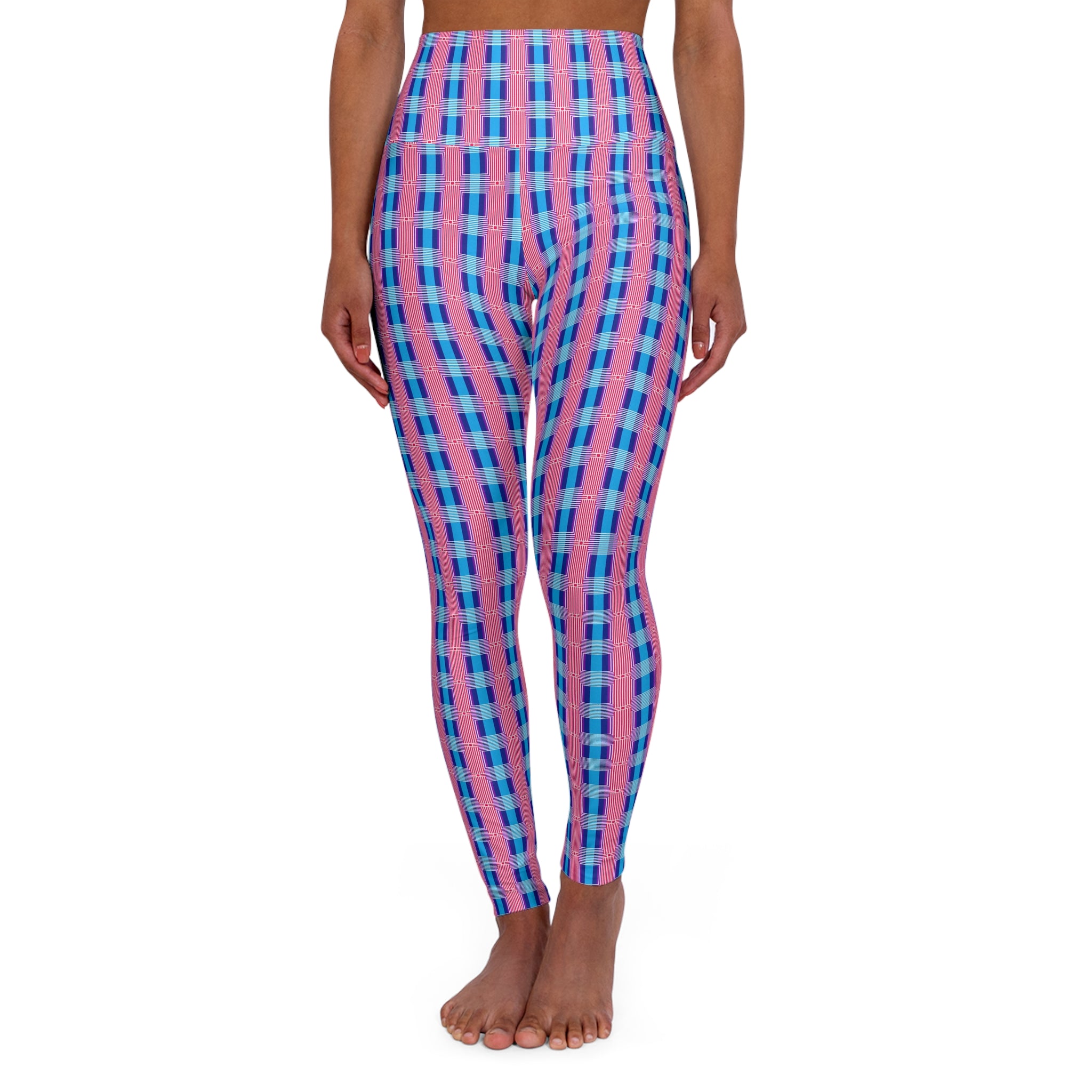 High Waisted Yoga Leggings, Colorful Workout Leggings, Fitness Leggings, Activewear for Women, Yoga Outfit, Casual Leggings