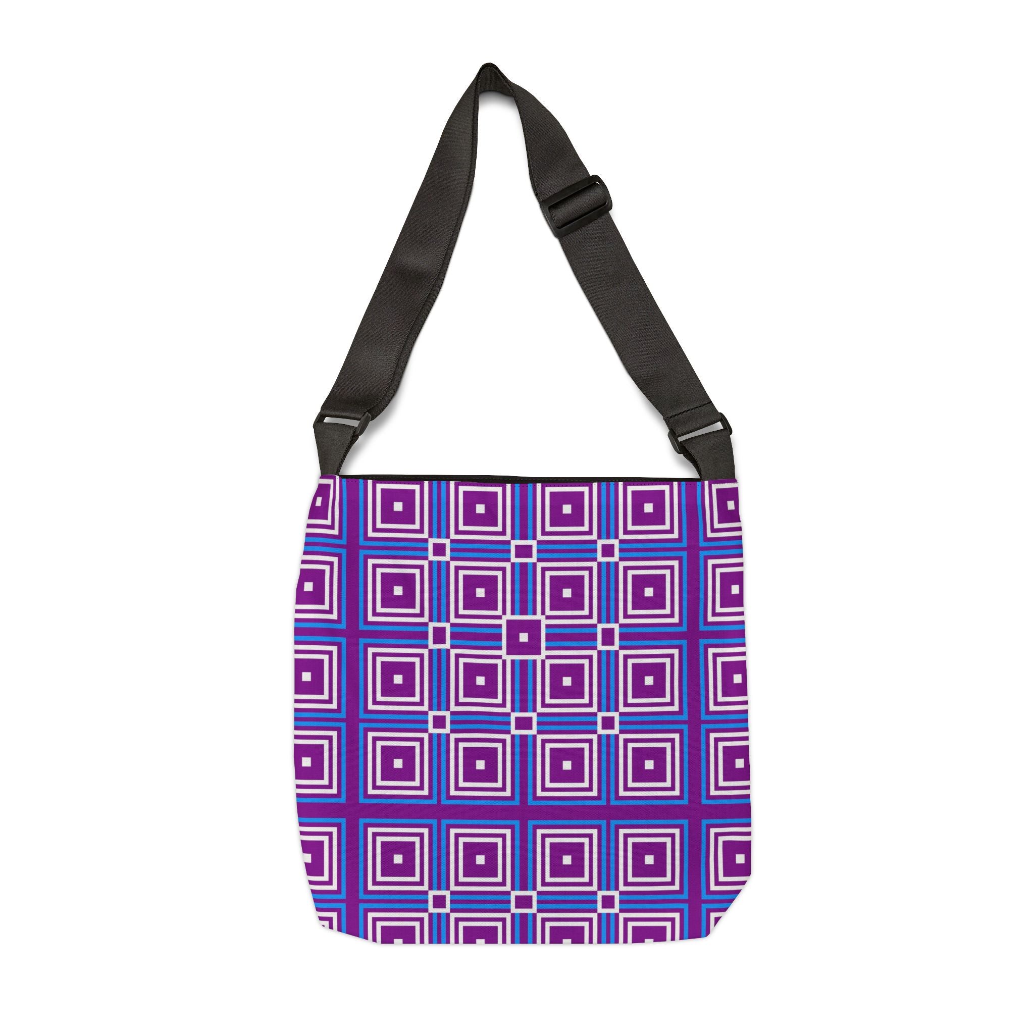 Vibrant Geometric Adjustable Tote Bag, Perfect for Everyday Use, Stylish Grocery Shopping Bag, Trendy Travel Tote, Eco-Friendly Gift, [...]