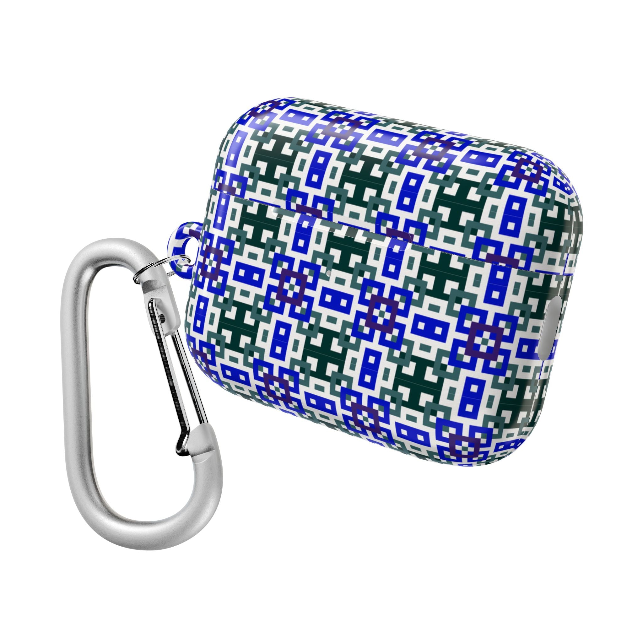Stylish AirPod Case with Geometric Pattern - Customizable Earbud Protector for Gifts, Fashion Accessory, Tech Gadget Cover, Travel [...]