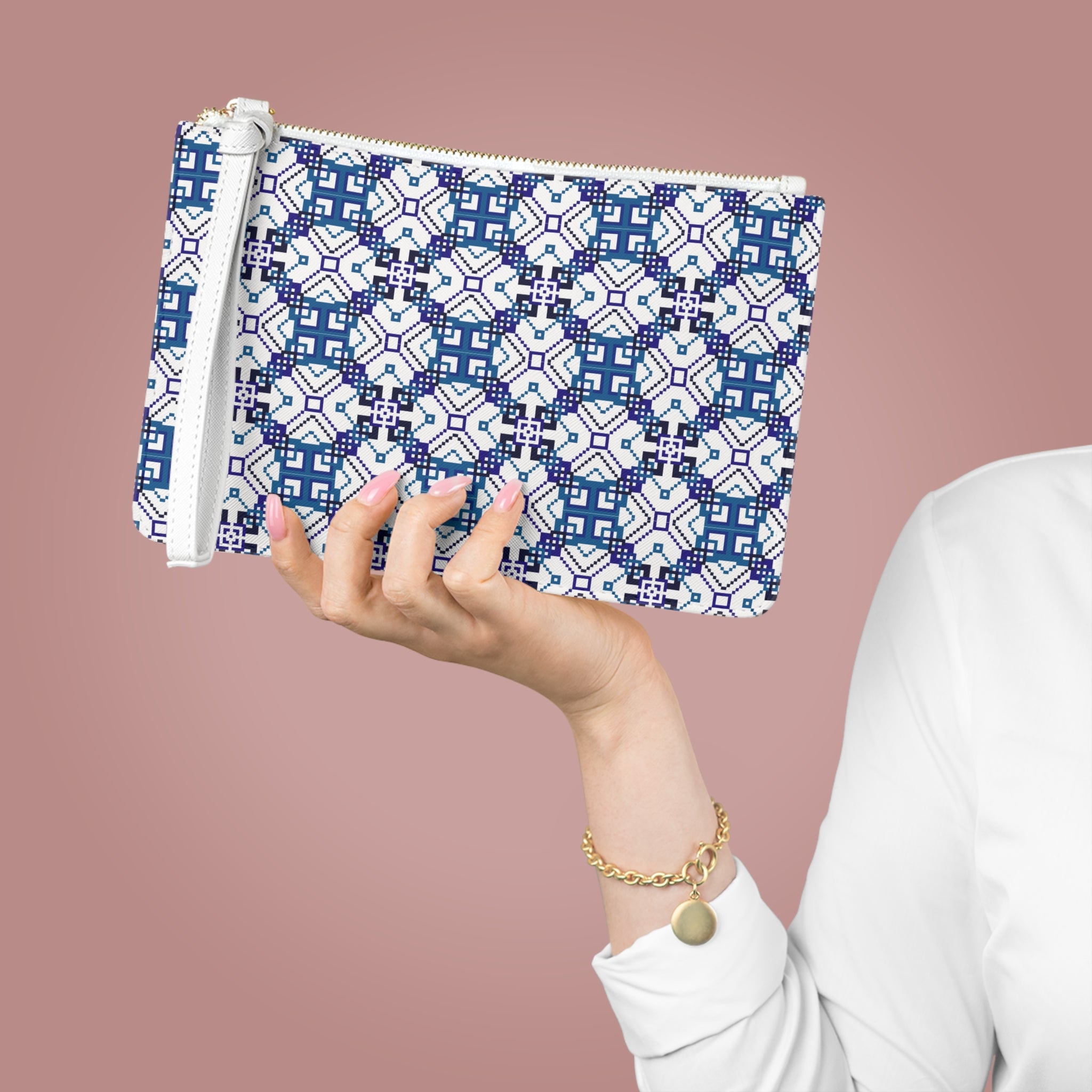 Geometric Pattern Clutch Bag | Stylish Handbag for Parties, Casual Outings, Gifts, Fashion Accessories, Daily Use
