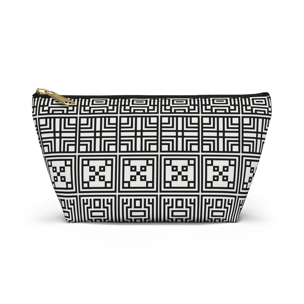 Chic Geometric Accessory Pouch - Perfect for Travel, Makeup, or Everyday Use, Stylish Gift for Friends and Family