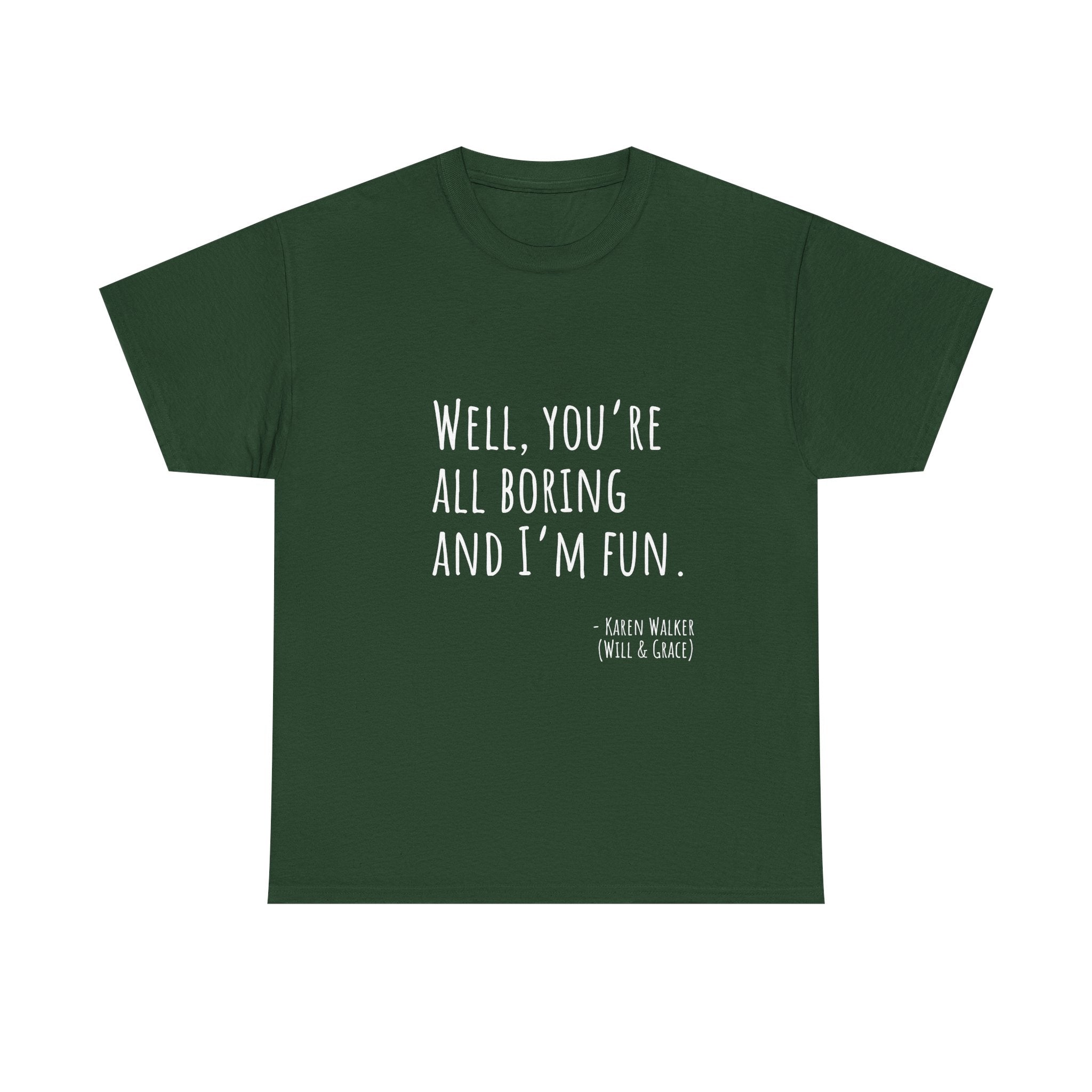 Fun Quote Unisex Heavy Cotton Tee, Casual Wear, Gift for Friends, Humor Shirt, Birthday Gift, Statement Tee