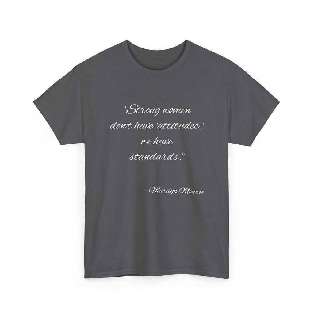 Strong Women Unisex Heavy Cotton Tee - Empowerment Shirt, Inspirational Apparel, Gift for Her, Birthday Gift, Motivational Quote Tee