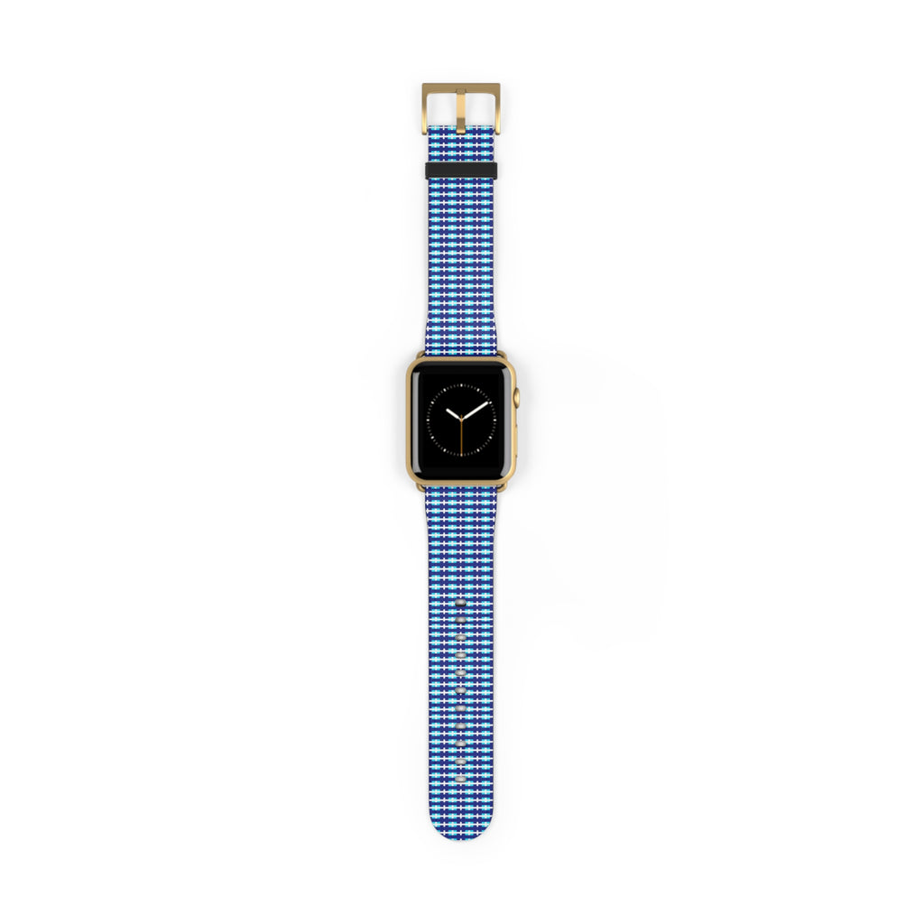 Blue Checkered Watch Band, Stylish Apple Watch Strap, Unisex Accessory, Perfect Gift for Any Occasion, Trendy Sports Band, Comfortable [...]