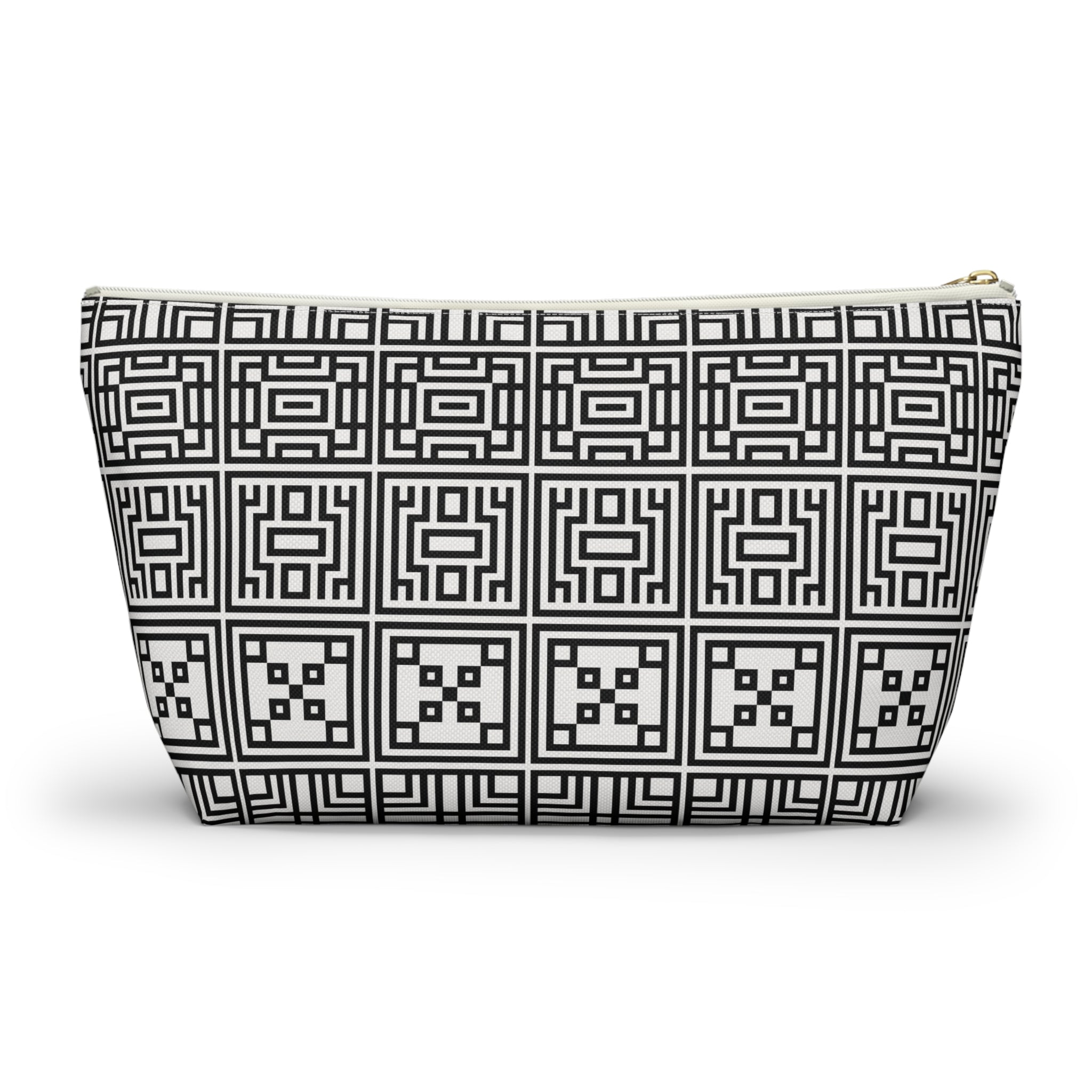 Chic Geometric Accessory Pouch - Perfect for Travel, Makeup, or Everyday Use, Stylish Gift for Friends and Family