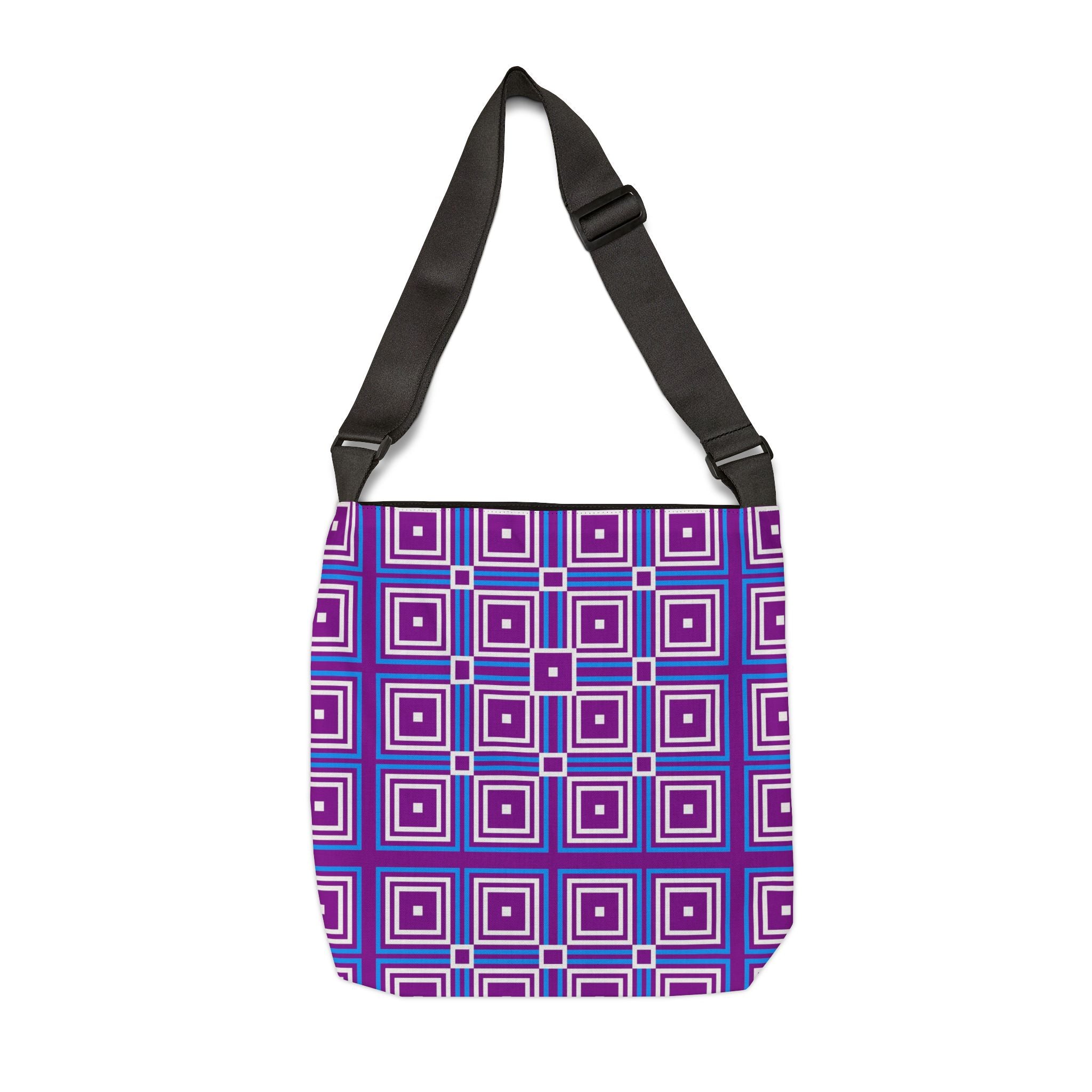 Vibrant Geometric Adjustable Tote Bag, Perfect for Everyday Use, Stylish Grocery Shopping Bag, Trendy Travel Tote, Eco-Friendly Gift, [...]