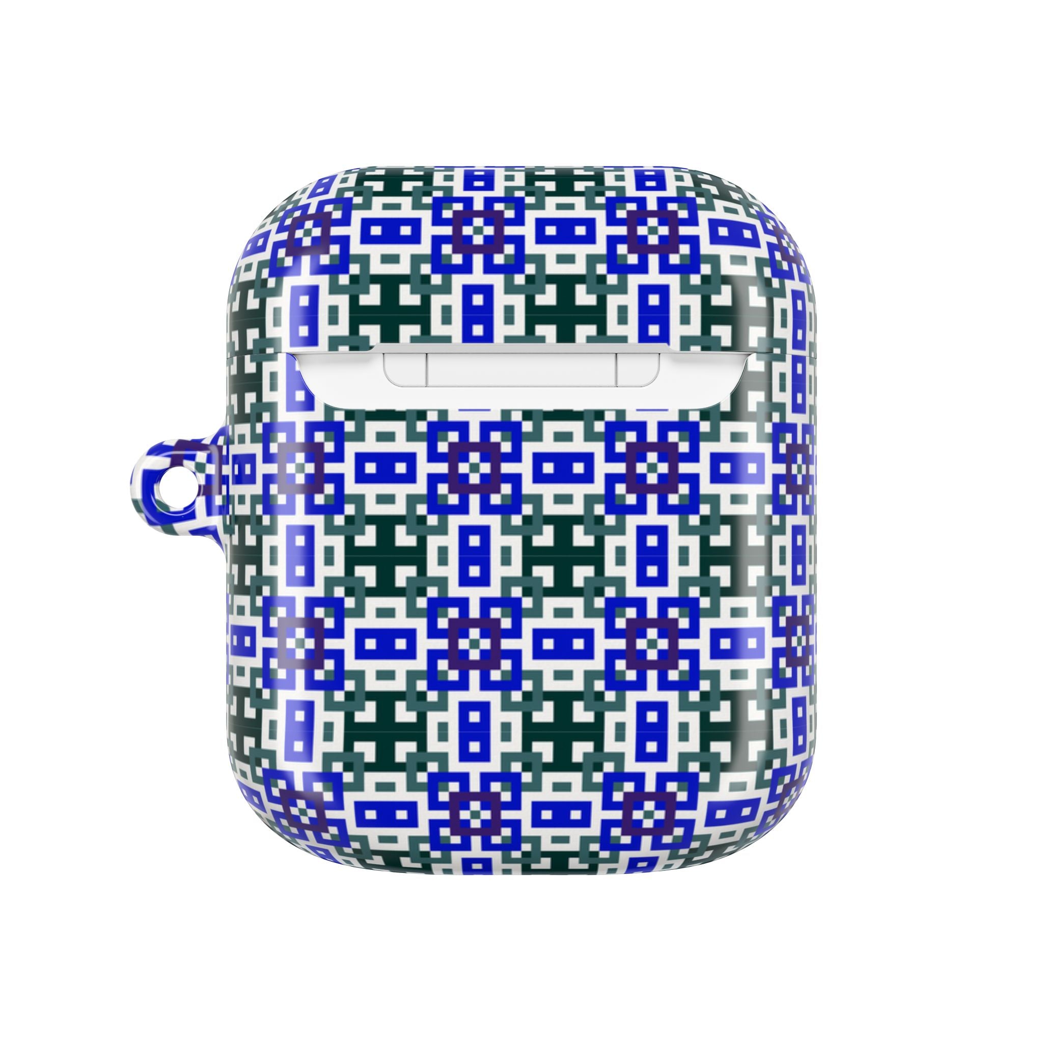 Stylish AirPod Case with Geometric Pattern - Customizable Earbud Protector for Gifts, Fashion Accessory, Tech Gadget Cover, Travel [...]