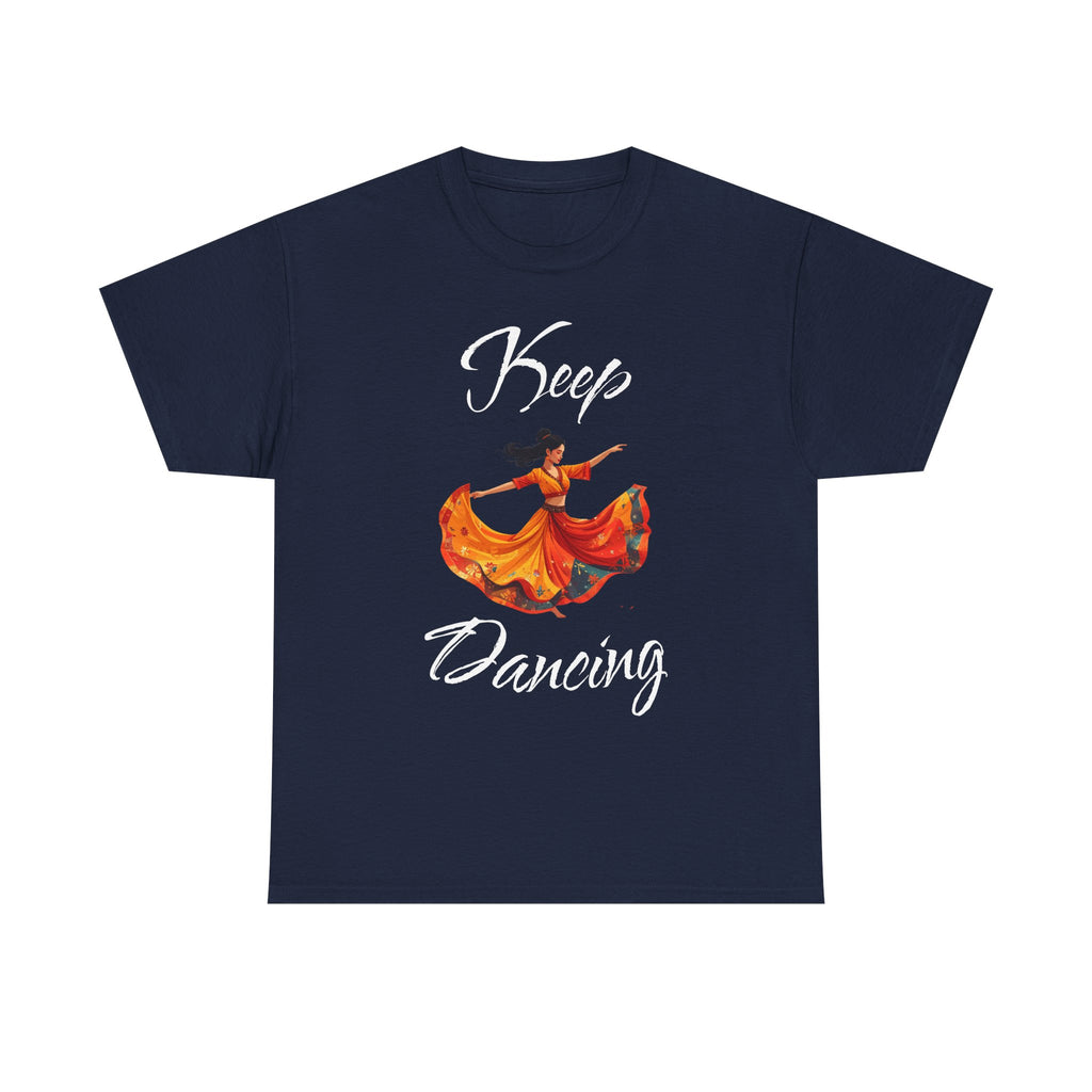 Dance of Elegance Unisex Heavy Cotton Tee, Artsy Shirt for Dance Lovers, Perfect Gift for Birthdays, Casual Wear, Festival Attire, [...]