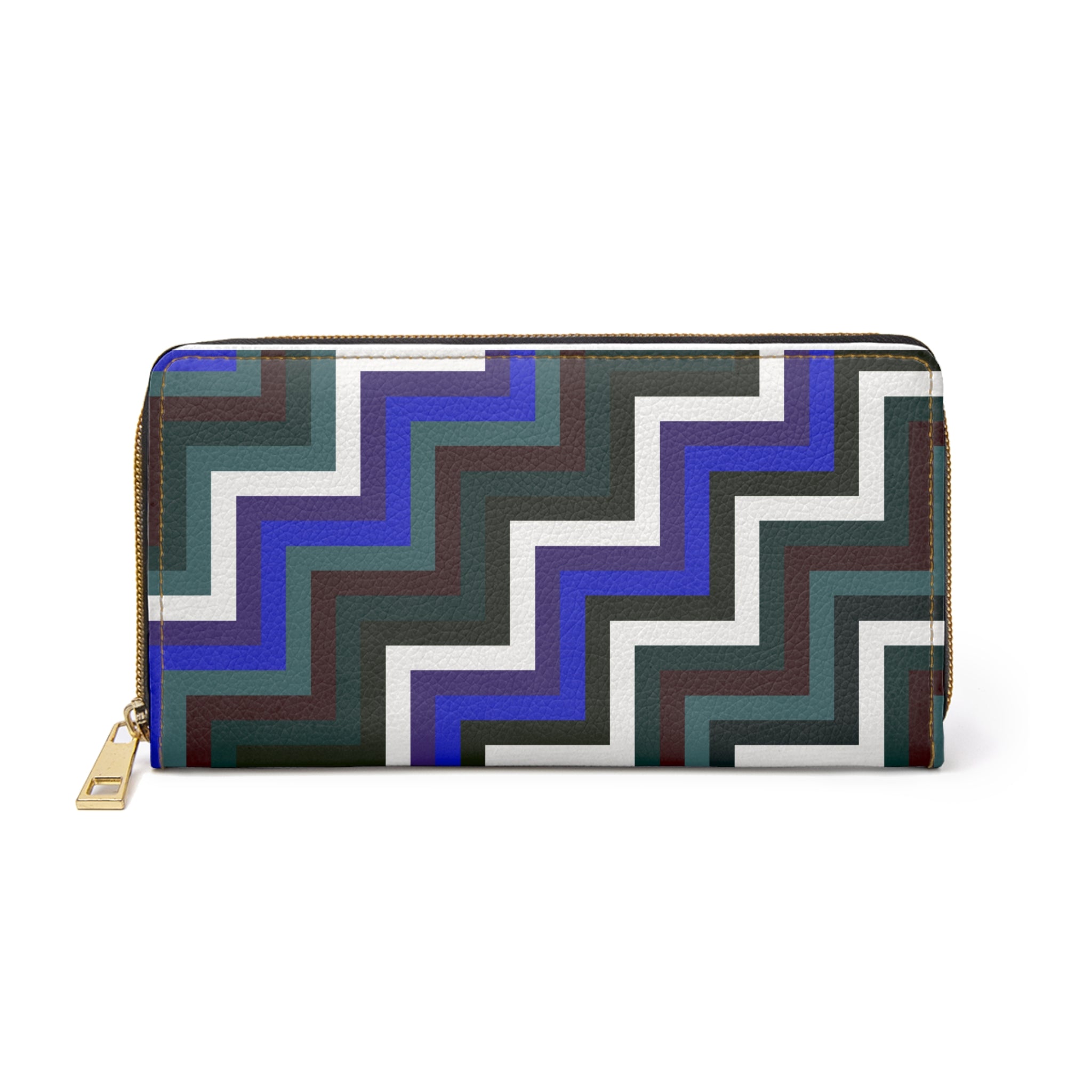 Stylish Zipper Wallet - Colorful Geometric Design for Fashion Lovers, Perfect for Gifts, Everyday Use, Travel, and Organizing Essentials